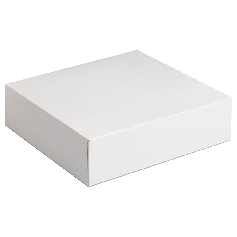 Afbeeldingen van Pak à 50 taartdoos wit 40x40x8 cm  