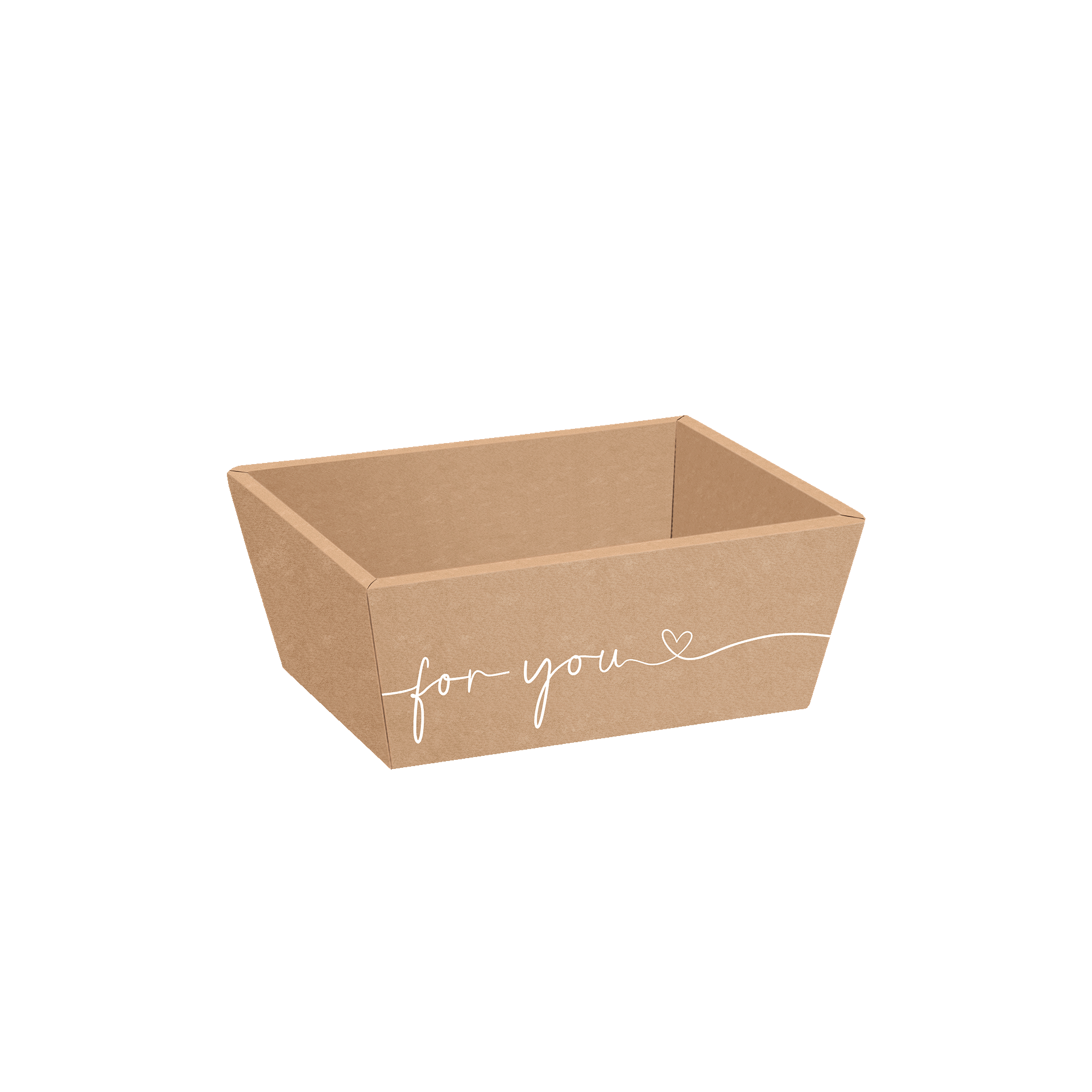 Afbeeldingen van Ds à 25 kartonnen bak 19,8x14,8x9,5 For you, klein