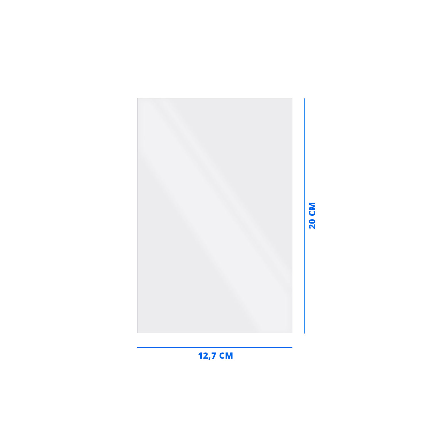 Afbeeldingen van Pak à 1000 pp zak 12,7x20 cm vlak 004
