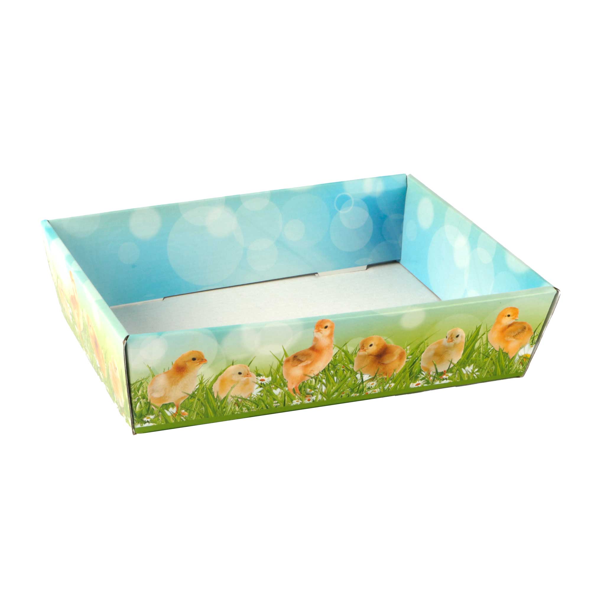Afbeeldingen van Ds à 25 kartonnen bak 23x16x5,8 cm Kuikens