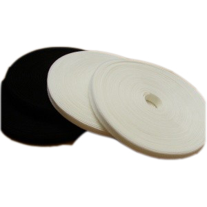 Afbeeldingen van Rol à 10 mtr klittenband 2 cm wit/haak (uc)