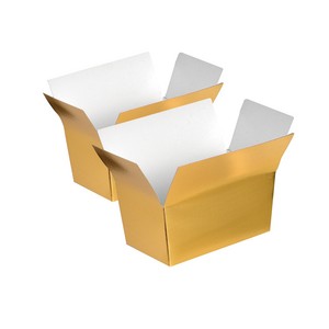 Afbeeldingen van Pak à 25 bonbondoos 1000 gram goud