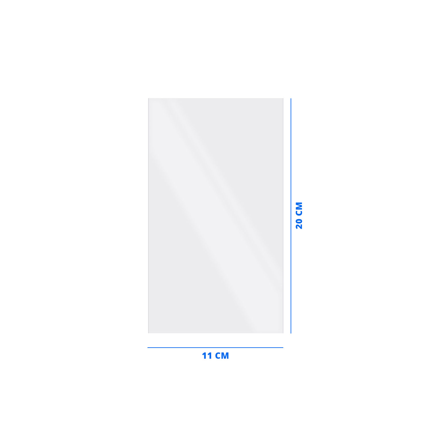Afbeeldingen van Pak à 2000 pp zak 11x20 cm vlak 003