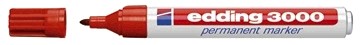 Afbeeldingen van Edding  stift 3000 rood