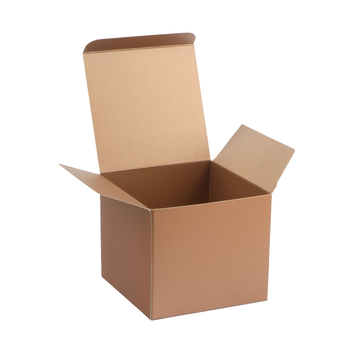 Afbeeldingen van Ds à 50 kubus klepdoosje 250 gram brons mat