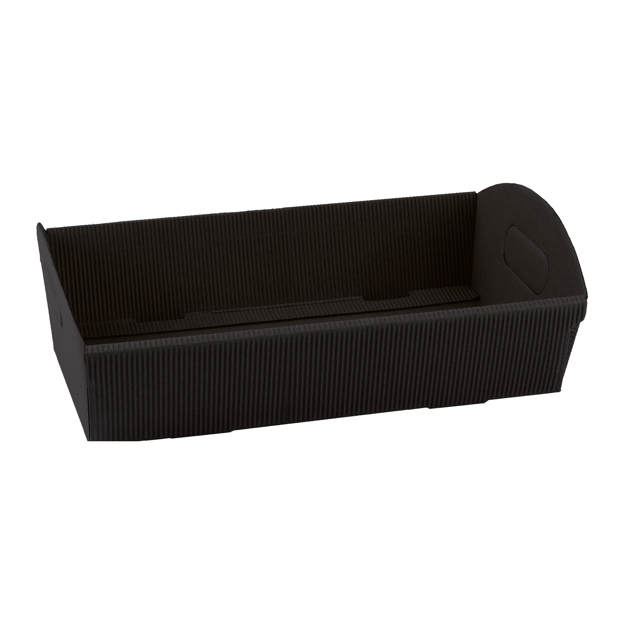 Afbeeldingen van Ds à 30 kartonnen bak 32x22x8,5 cm zwart open golf