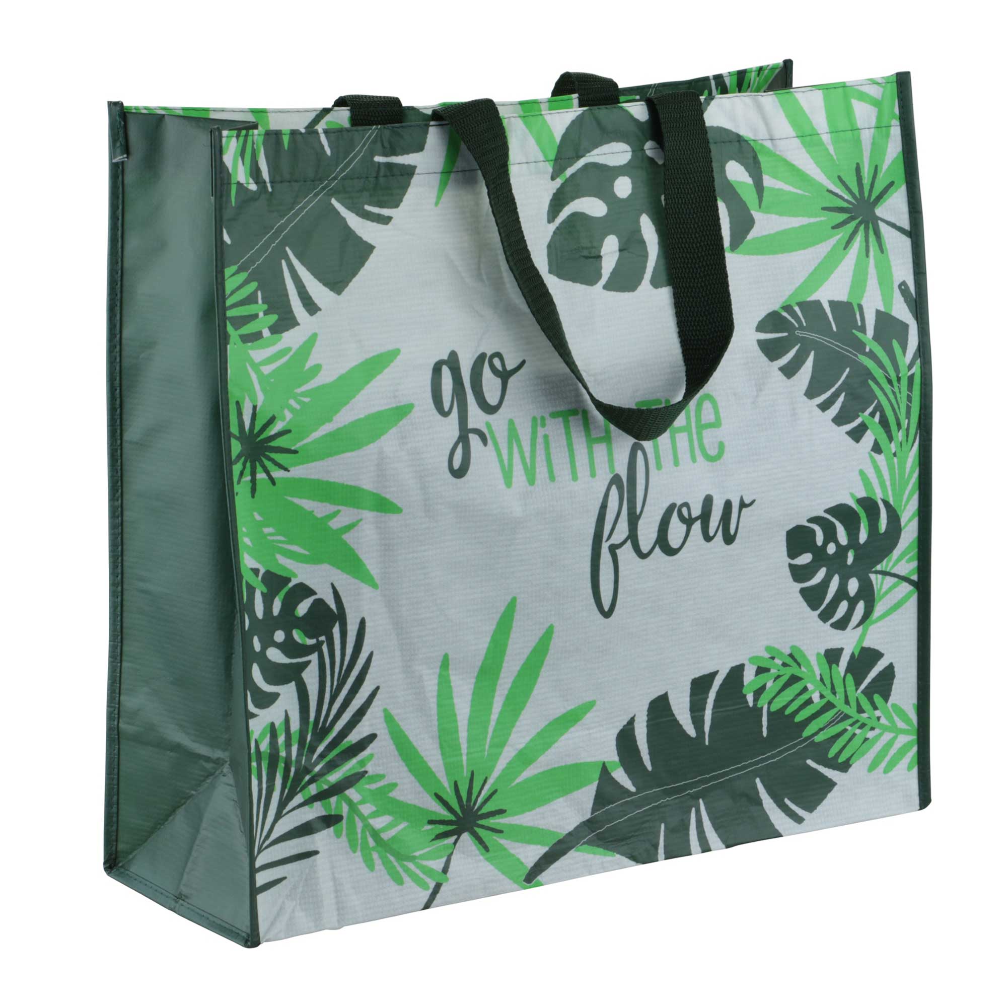 Afbeeldingen van Shopper 44+16x40 cm Go with the flow