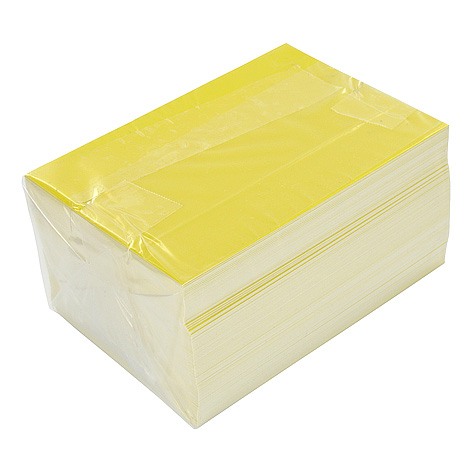 Afbeeldingen van Pak à 50 prijskaart geel 21x29 cm