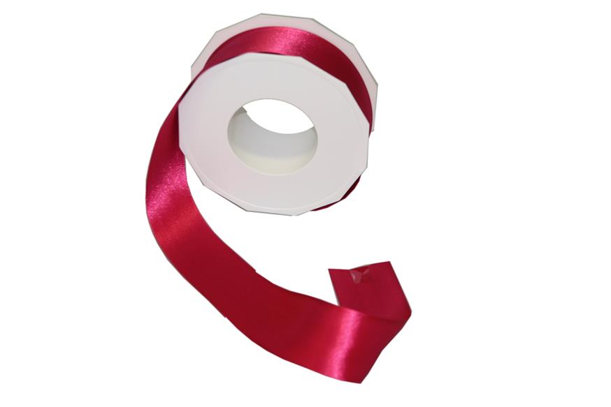 Afbeeldingen van Rol satijnlint 40 mm 25 mtr fuchsia (uc)