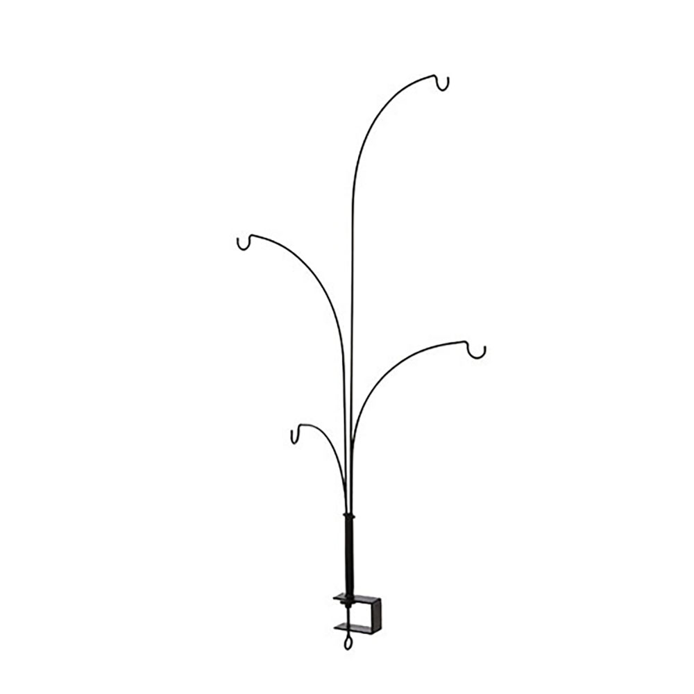 Afbeeldingen van Tafelklem 4 haken 46x46x84 cm zwart (ucl)