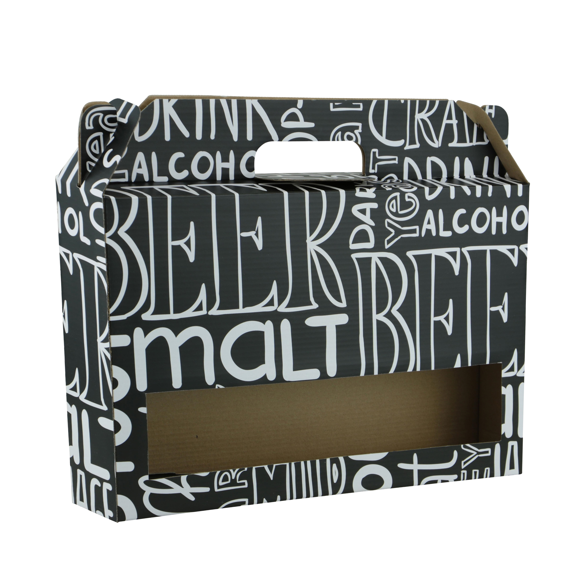 Afbeeldingen van Ds à 25 bier draagdoos Bier teksten 6 fles 0,33 liter 