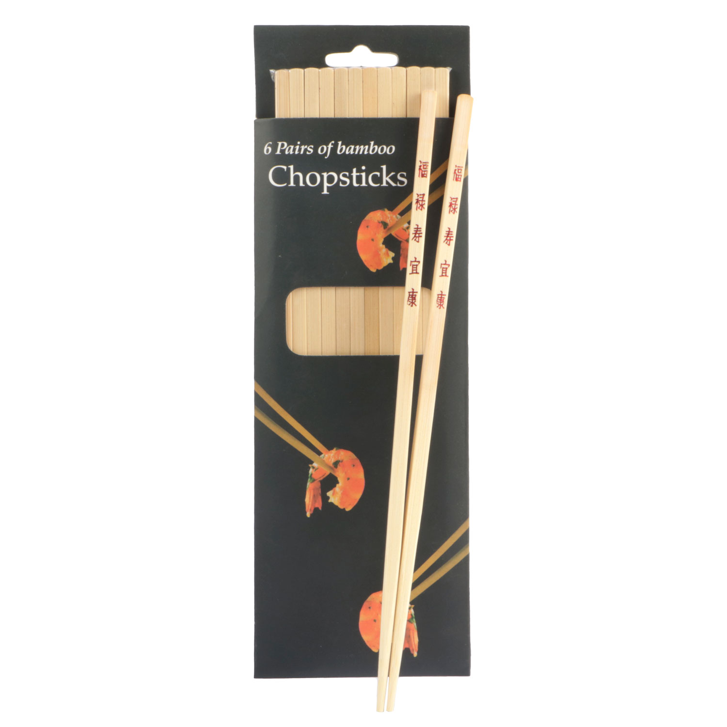 Afbeeldingen van Set à 6 paar chopstick