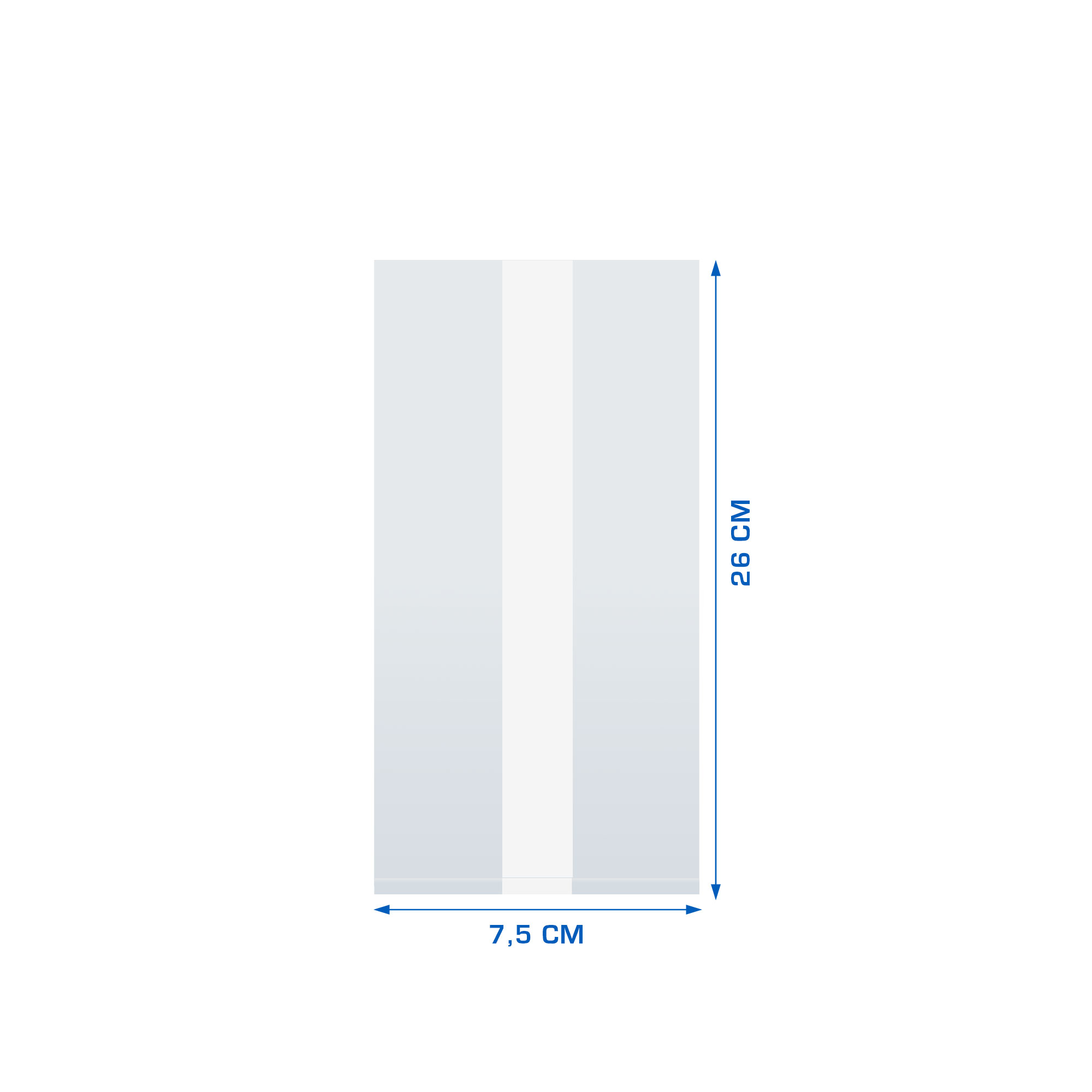 Afbeeldingen van Ds à 1000 polyzak 7,5x4x26 cm 0018