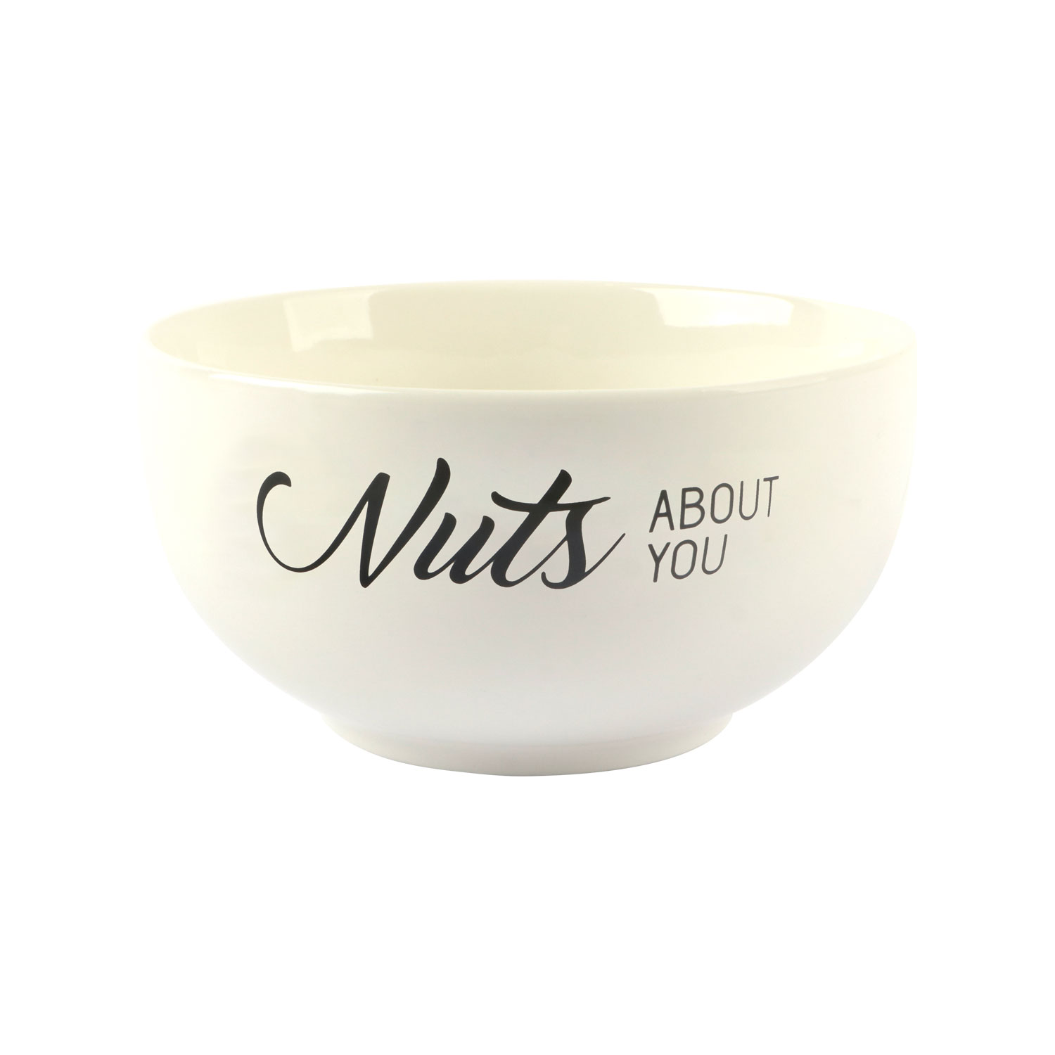 Afbeeldingen van Keramiek schaaltje ø14,2x7,2 cm Nuts about you