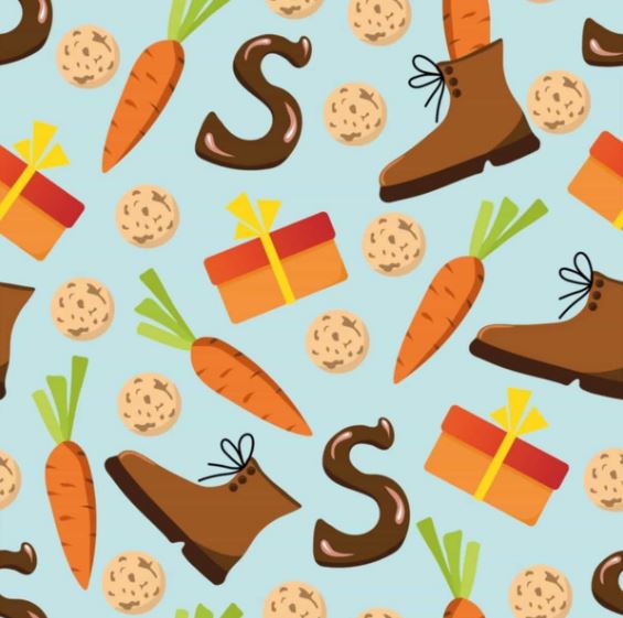 Afbeeldingen van Rol Sintpapier 30 cm 200 mtr silver Sint cadeau en snoepgoed