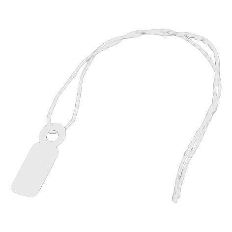 Afbeeldingen van Ds à 1000 hangetiket 0,8x1,9 cm wit nr. 381 ovaal