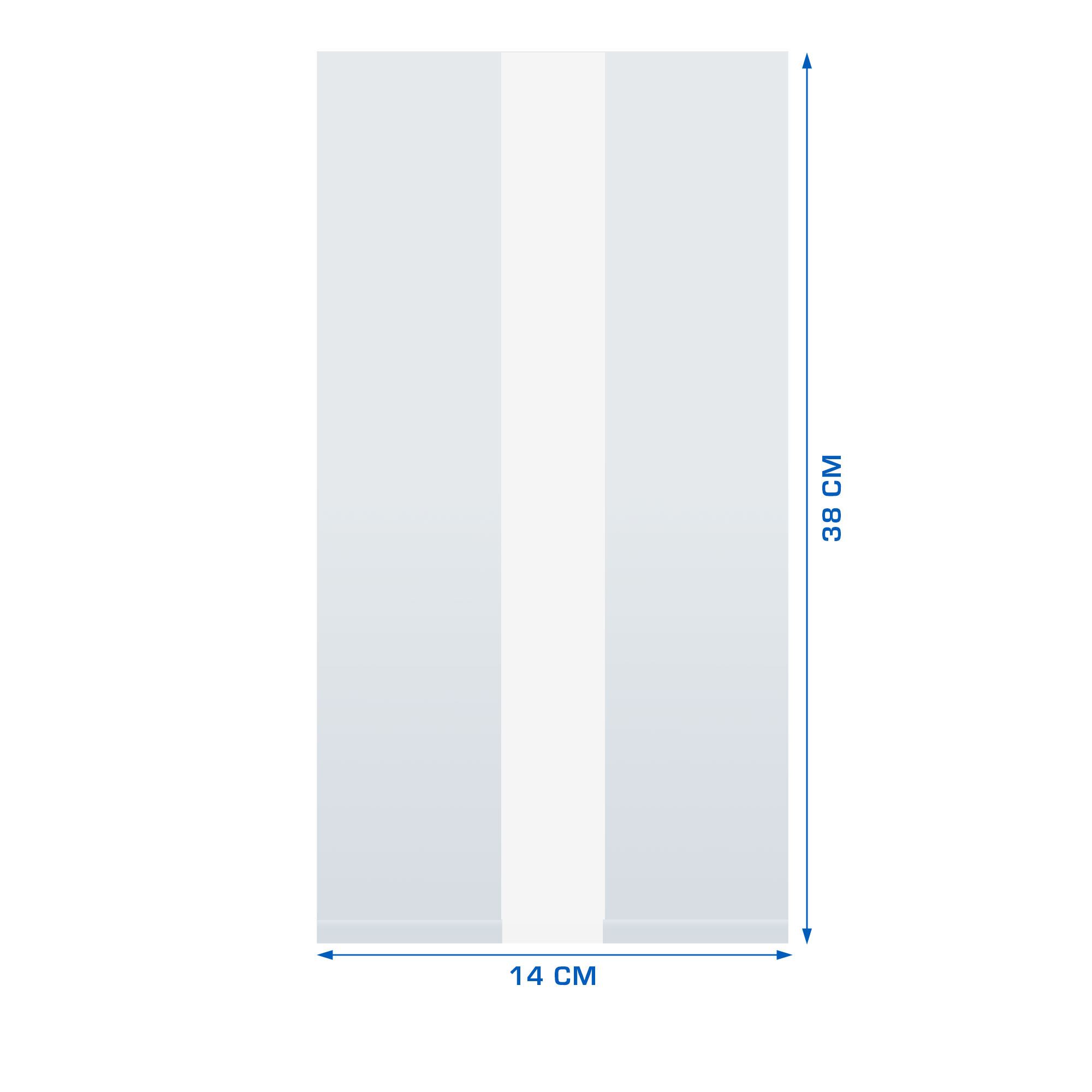 Afbeeldingen van Ds à 1000 polyzak 14x8x38 cm 0018