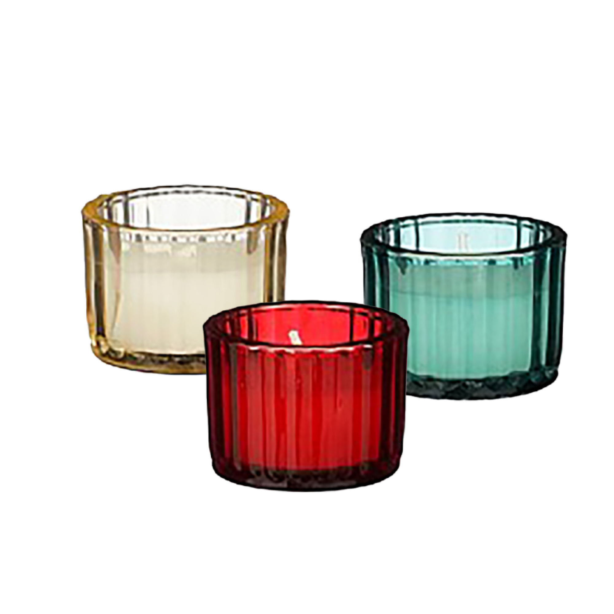 Afbeeldingen van Set à 3 geurkaars 26x6x4 cm in geschenkdoos