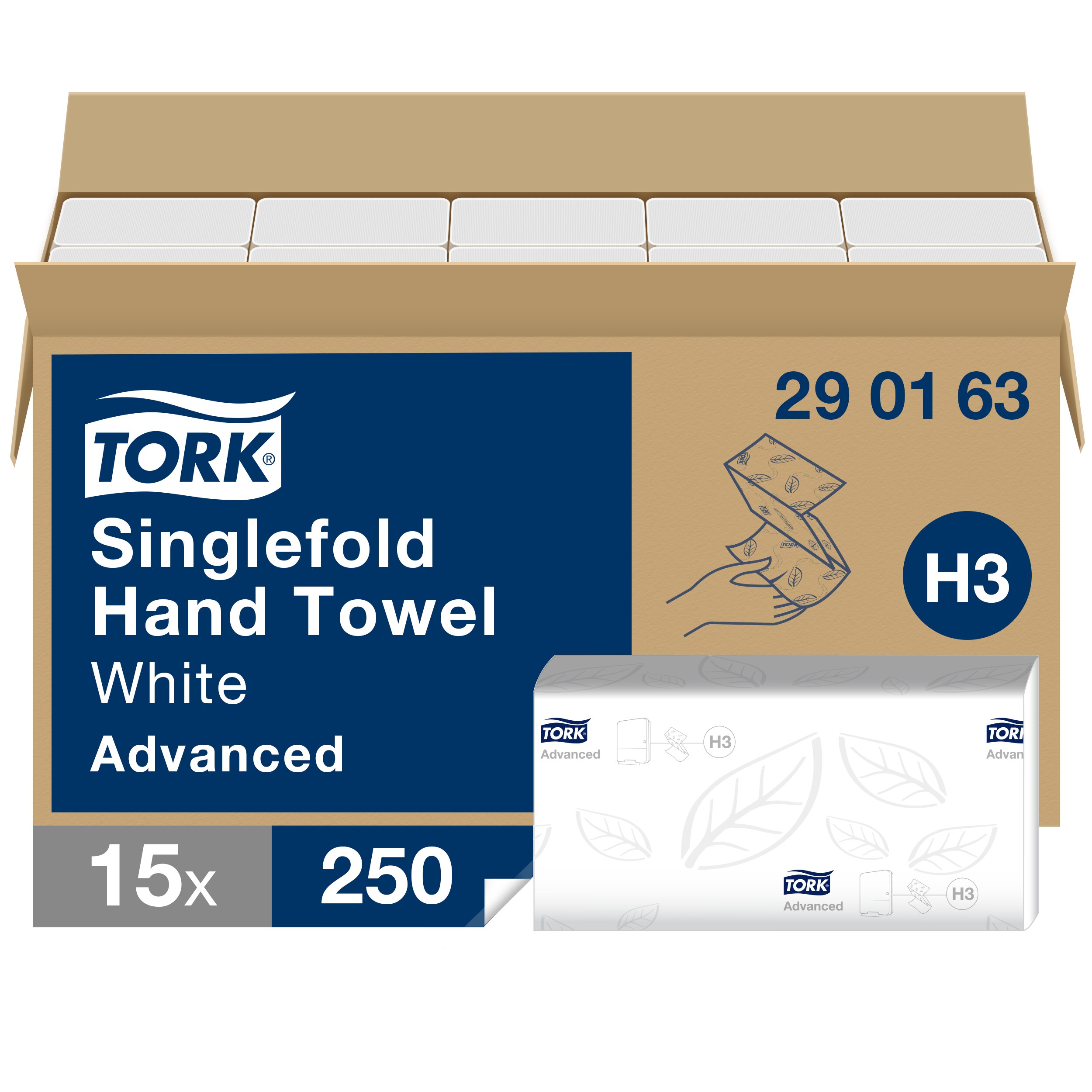 Afbeeldingen van Ds à 3750 Tork handdoek  advanced