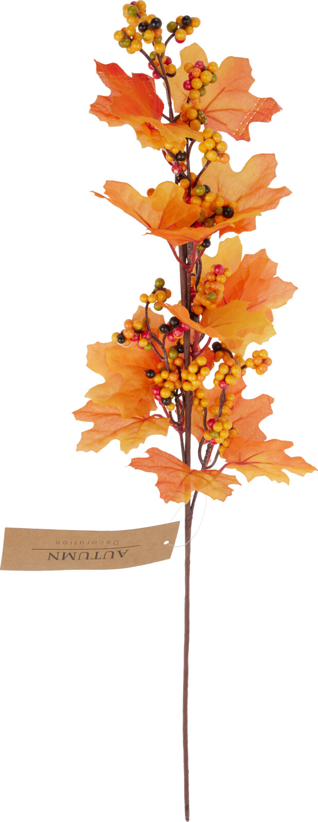 Afbeeldingen van Bessen tak herfst 60 cm oranje