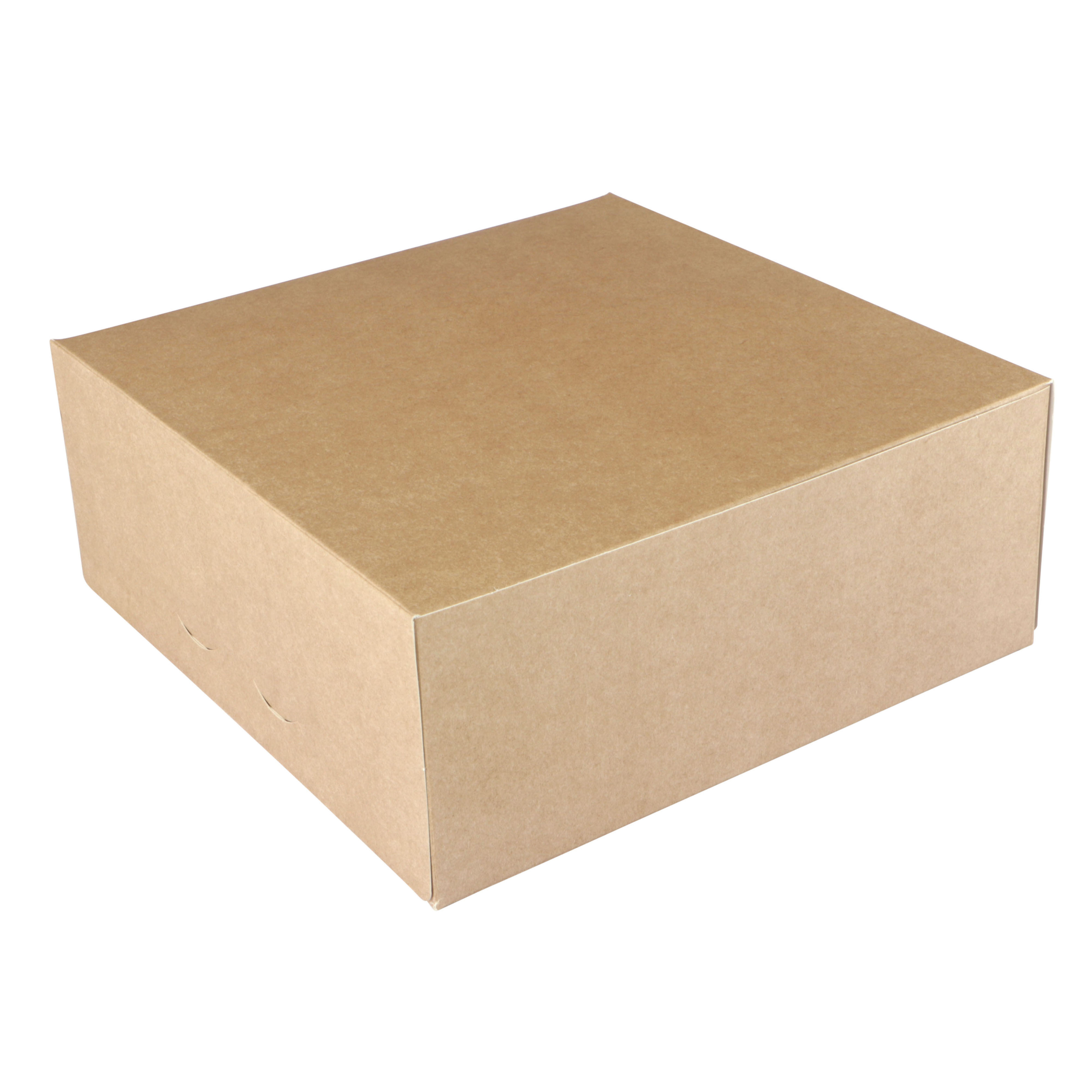 Afbeeldingen van Ds à 50 gebaksdoos 25x25x10 cm kraft