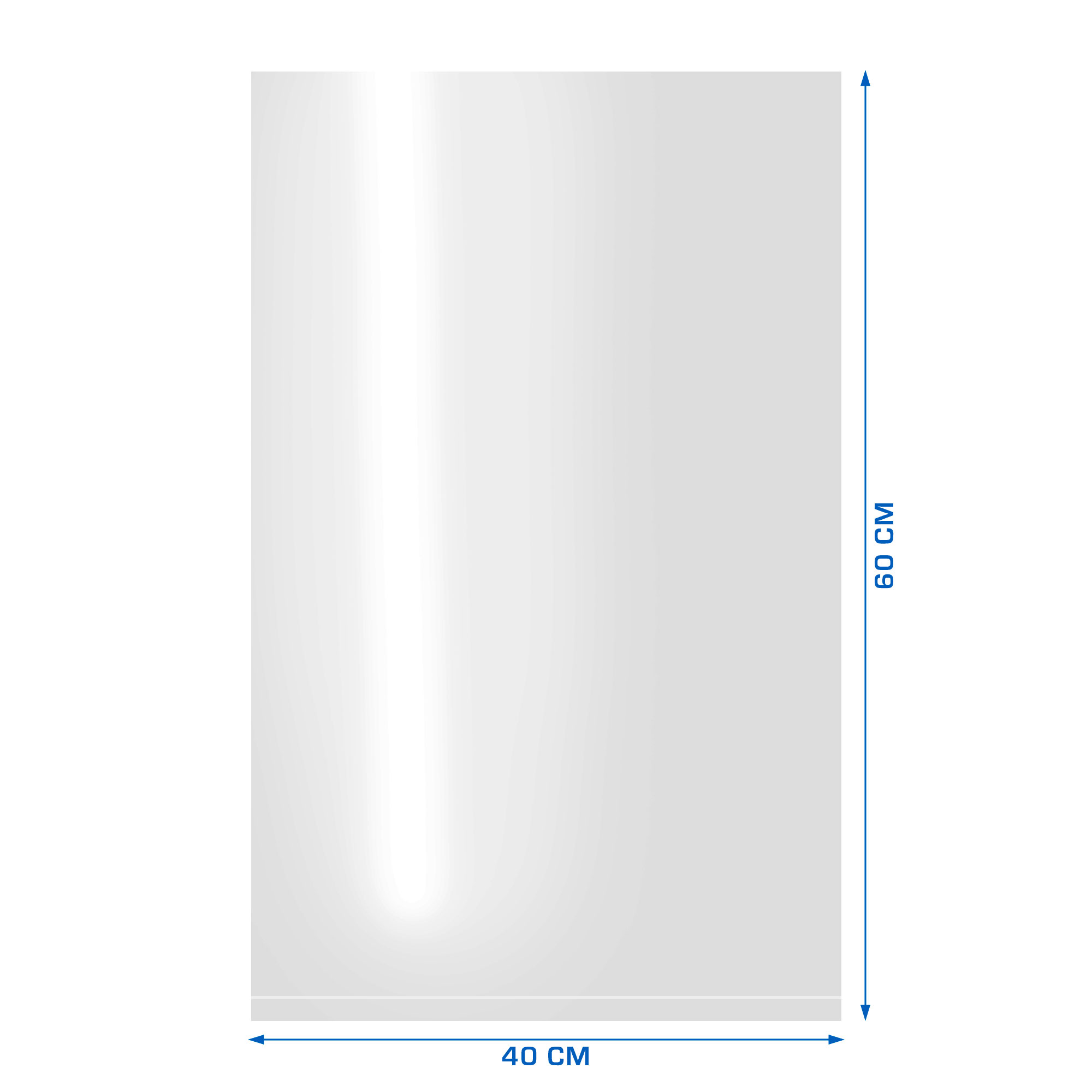 Afbeeldingen van Ds à 500 polyzak 40x60 cm vlak 005