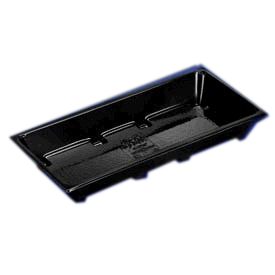 Afbeeldingen van Ds à 348 cpet tray zwart 900 ml What's Cooking (ucl)