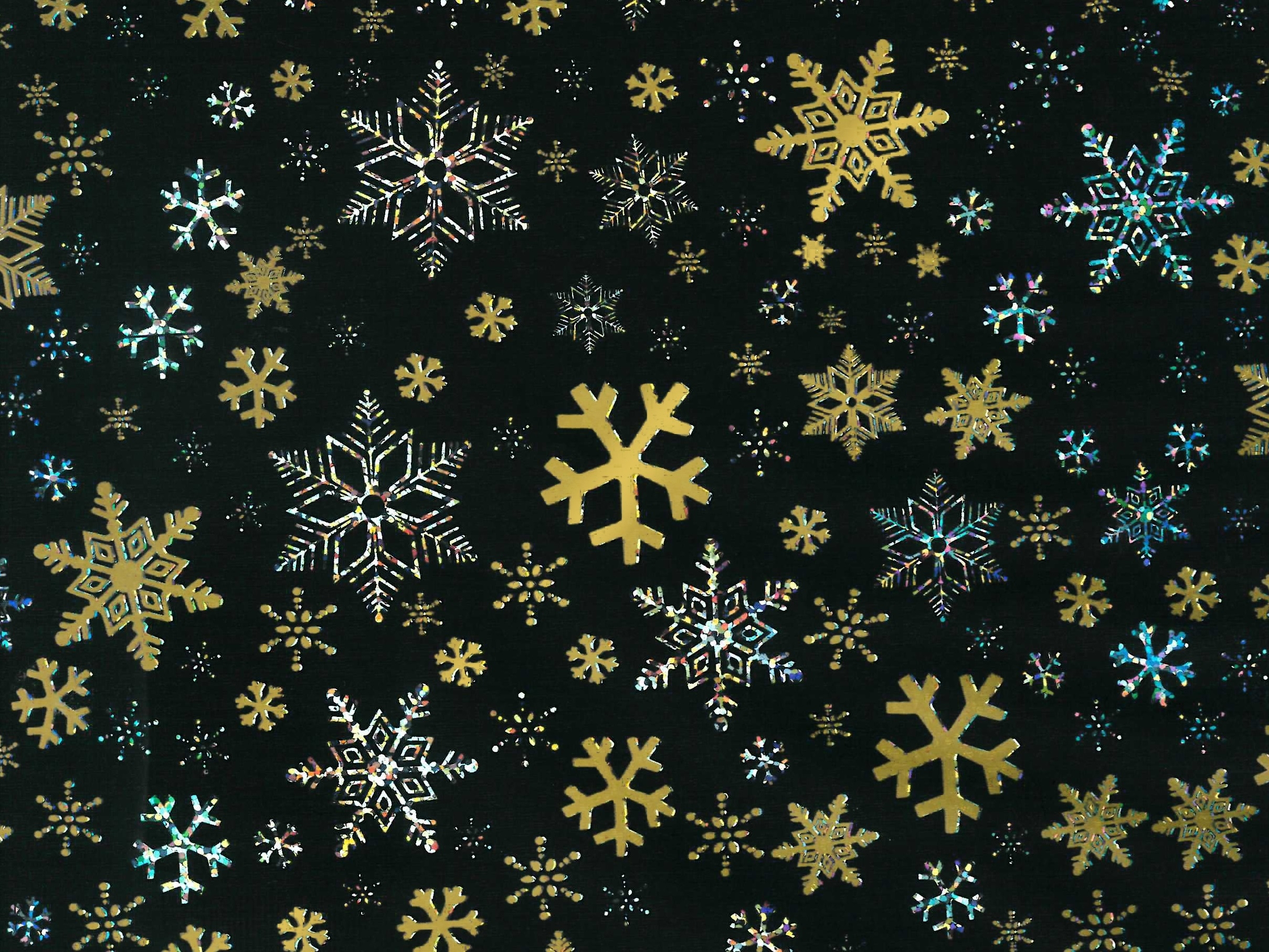 Afbeeldingen van Rol Kerstpapier 50 cm 100 mtr sneeuwkristal