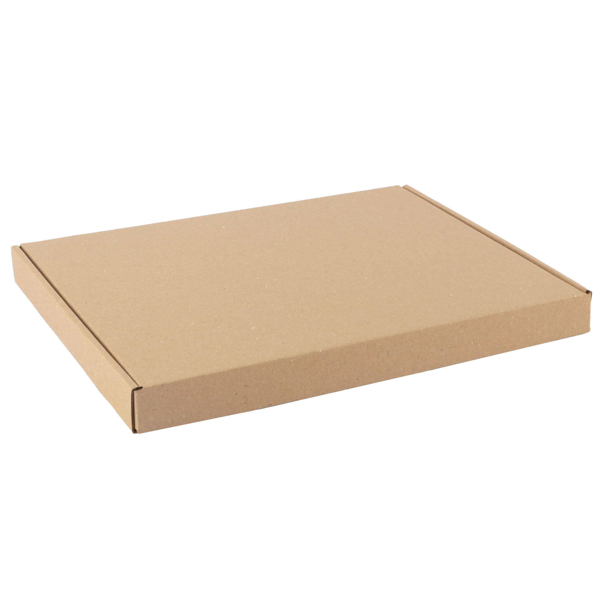 Afbeeldingen van Pak à 50 brievenbus doos A4 bruin 31x22x2,8 cm 
