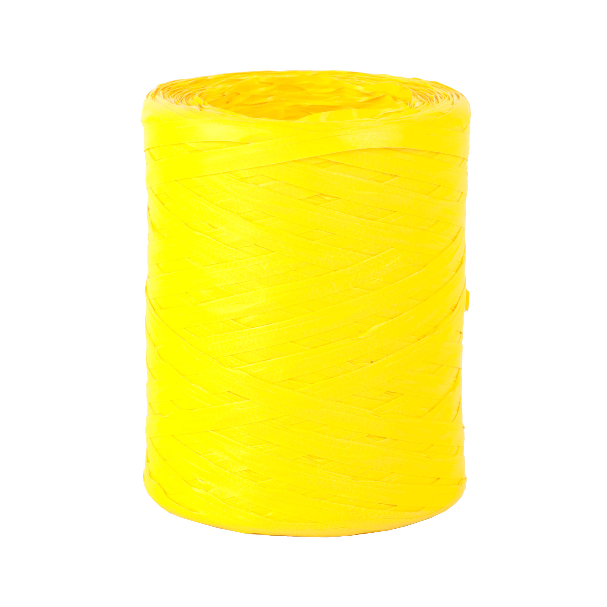 Afbeeldingen van Rol à 200 mtr raffia geel 