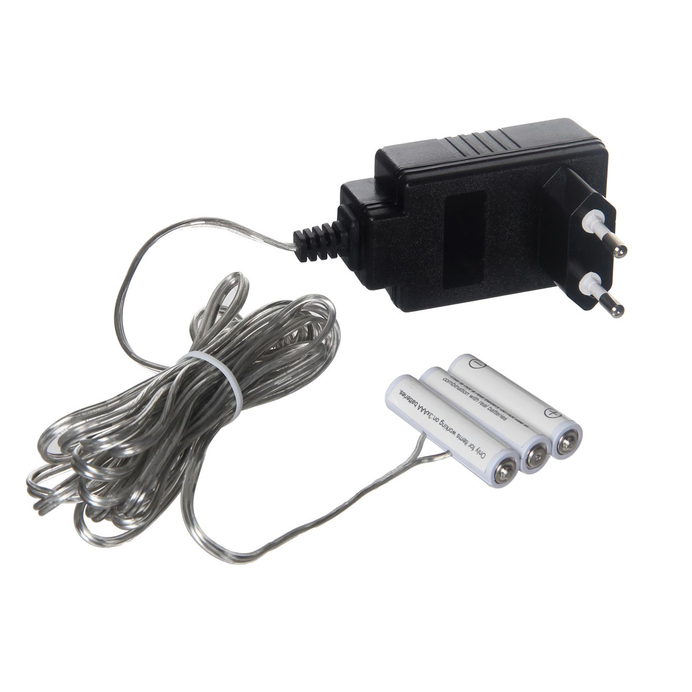 Afbeeldingen van Batterij vervanger lichtnet IP20 3 x AAA