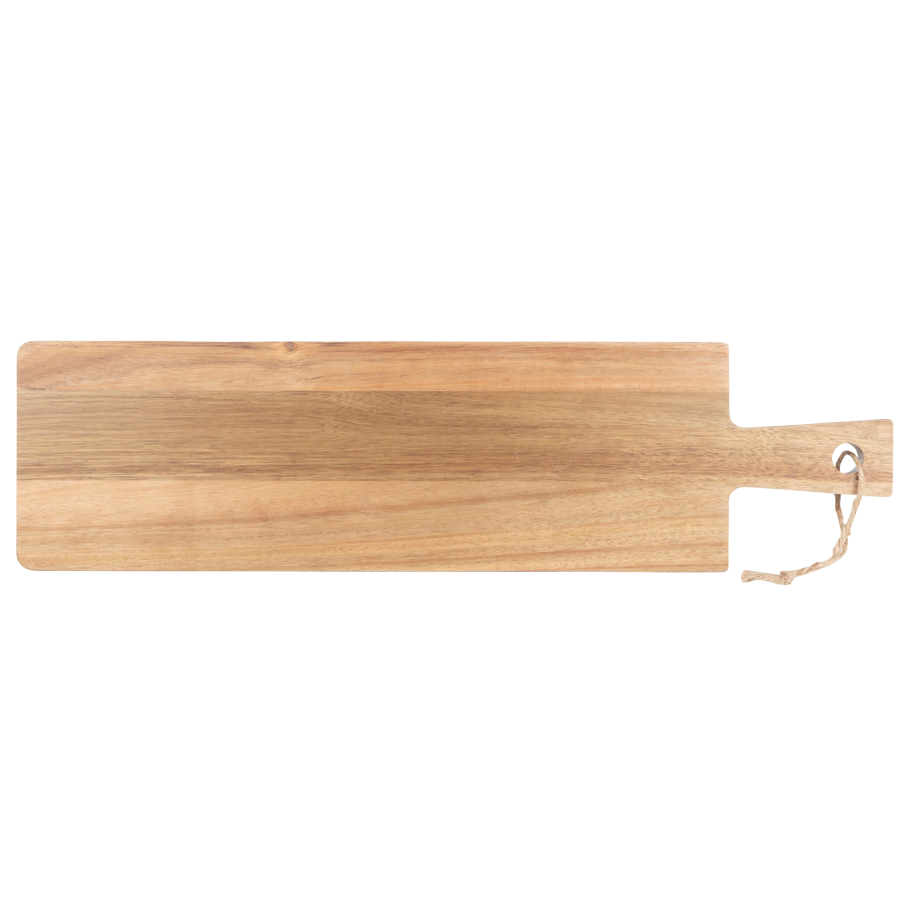 Afbeeldingen van Serveerplank acacia 47x15x1,8 cm met greep