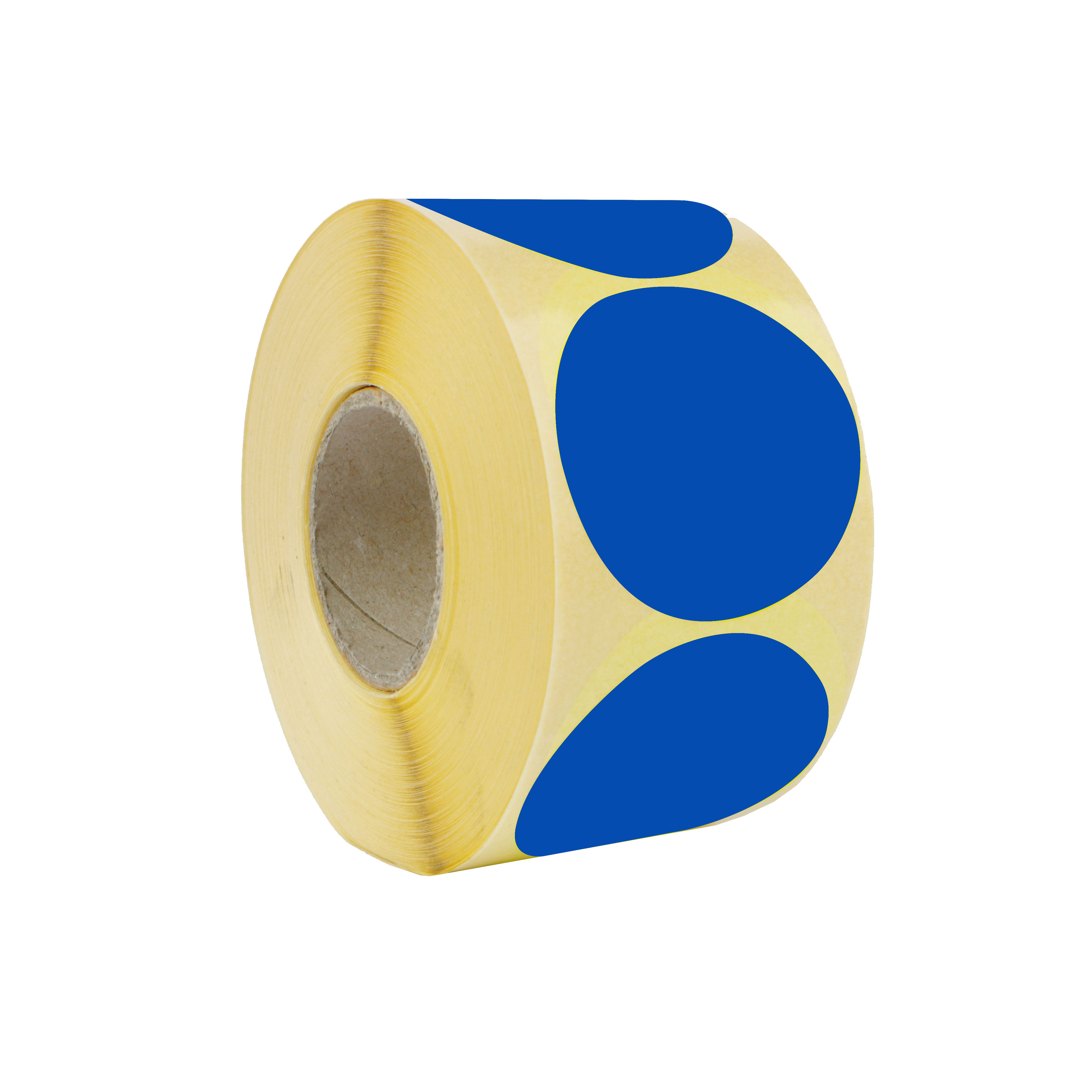 Picture of Rol à 1000 etiket 3,5 cm blauw