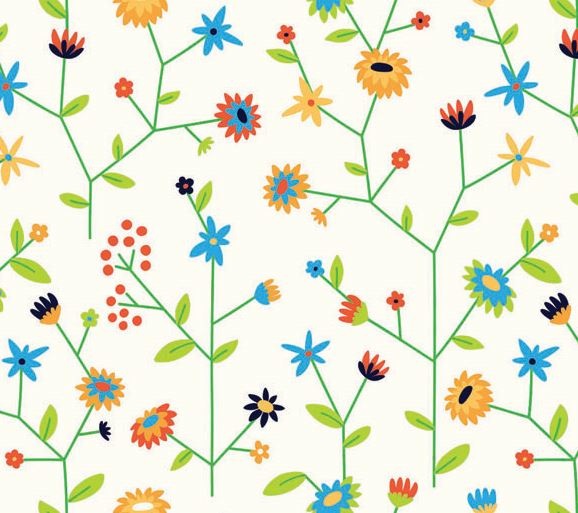 Afbeeldingen van Ds à 100 kadozak 17x25 cm wit met bloemetjes (ucl)