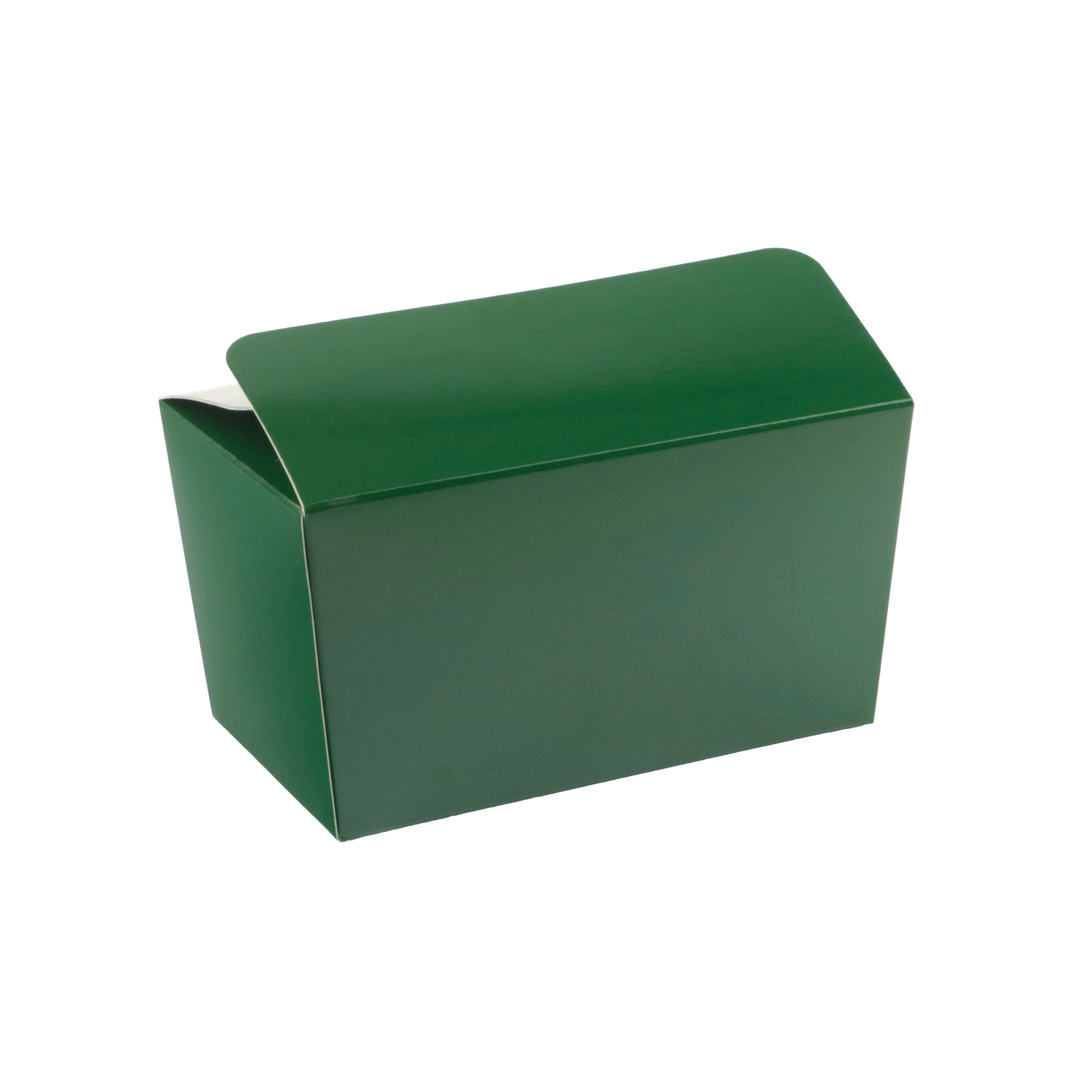 Afbeeldingen van Pak à 24 luxe bonbondoos 500 gram laag groen