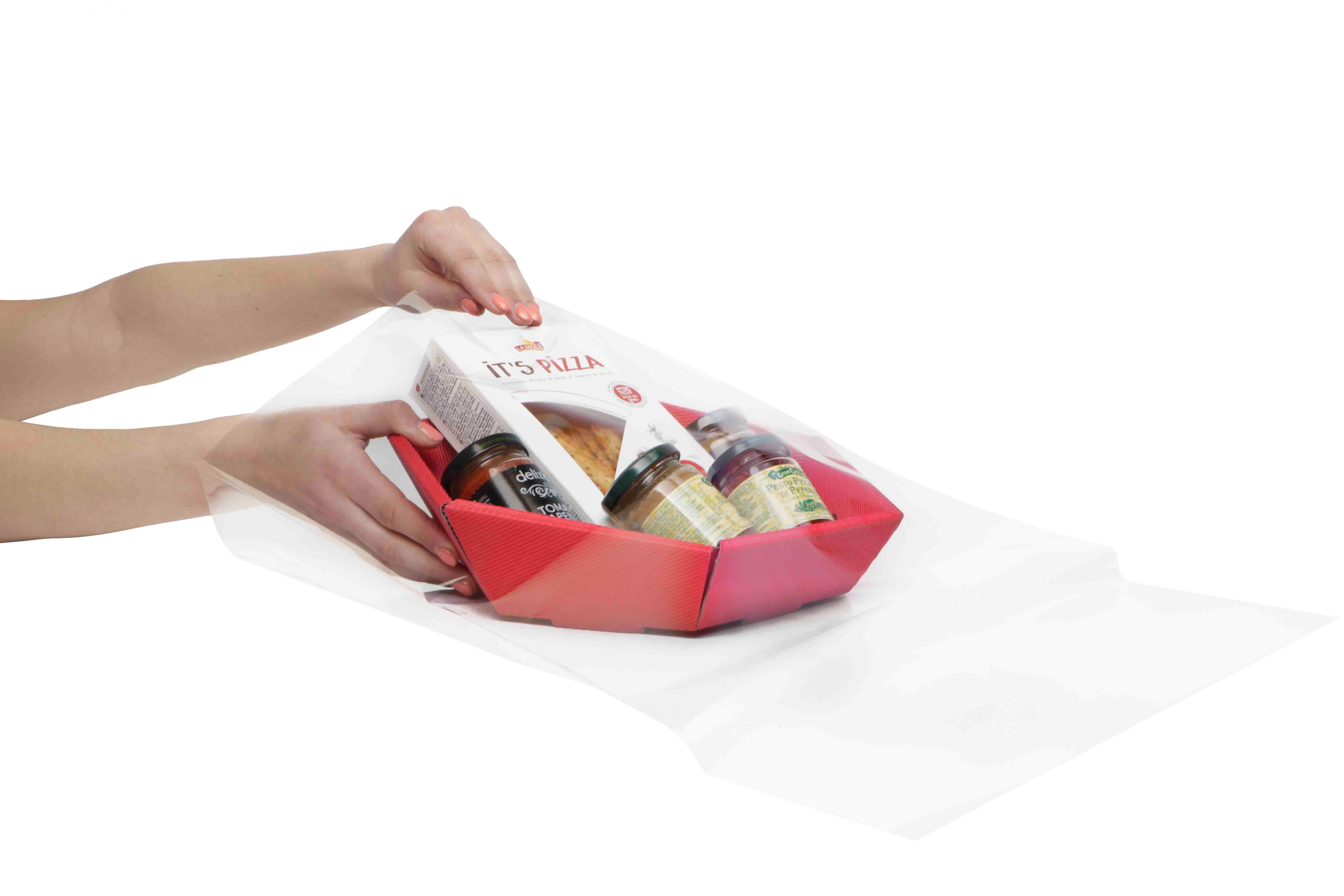 Afbeeldingen van Pak à 100 pp zak 35x50 cm 40 my transparant 