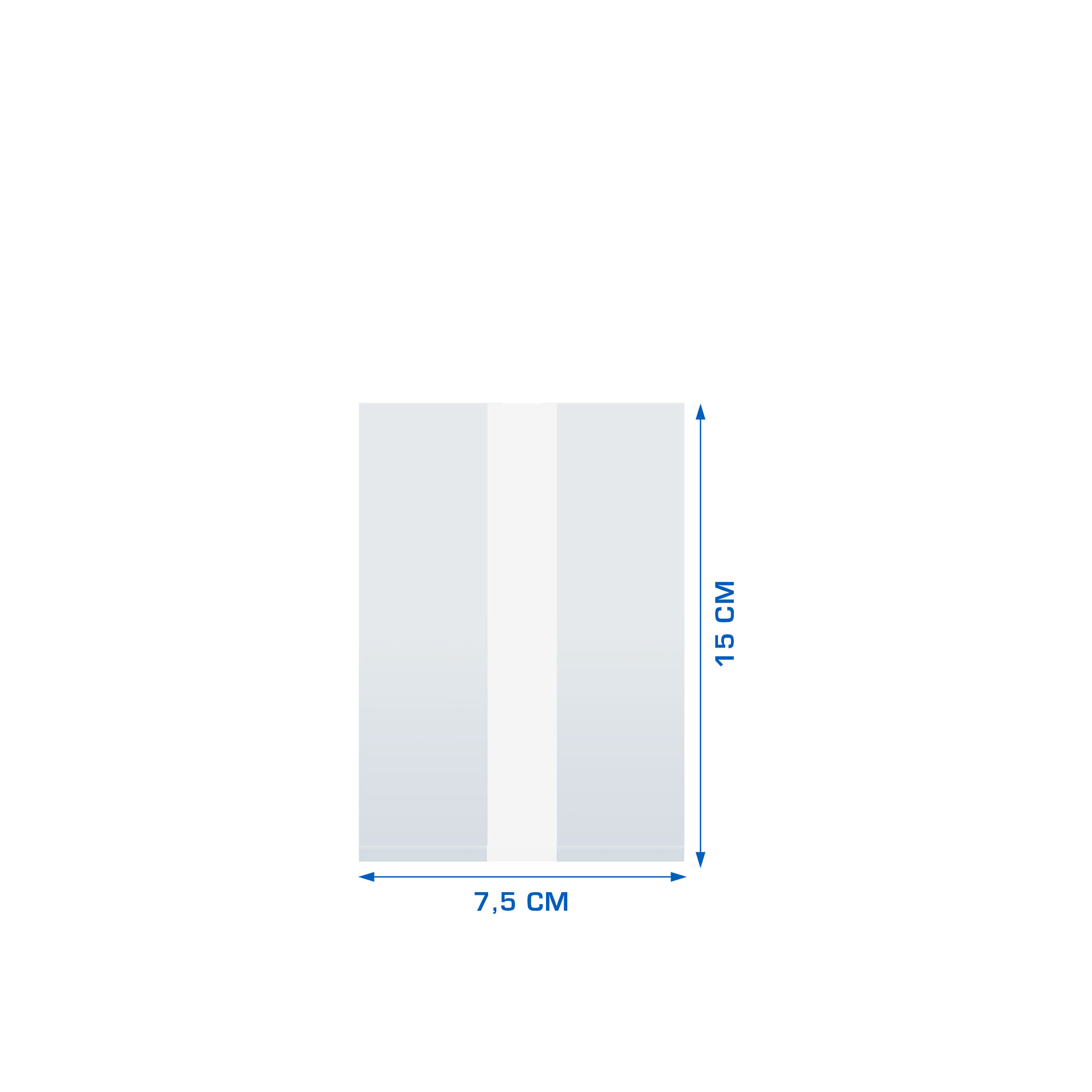 Afbeeldingen van Ds à 1000 polyzak 7,5x4x15 cm 002