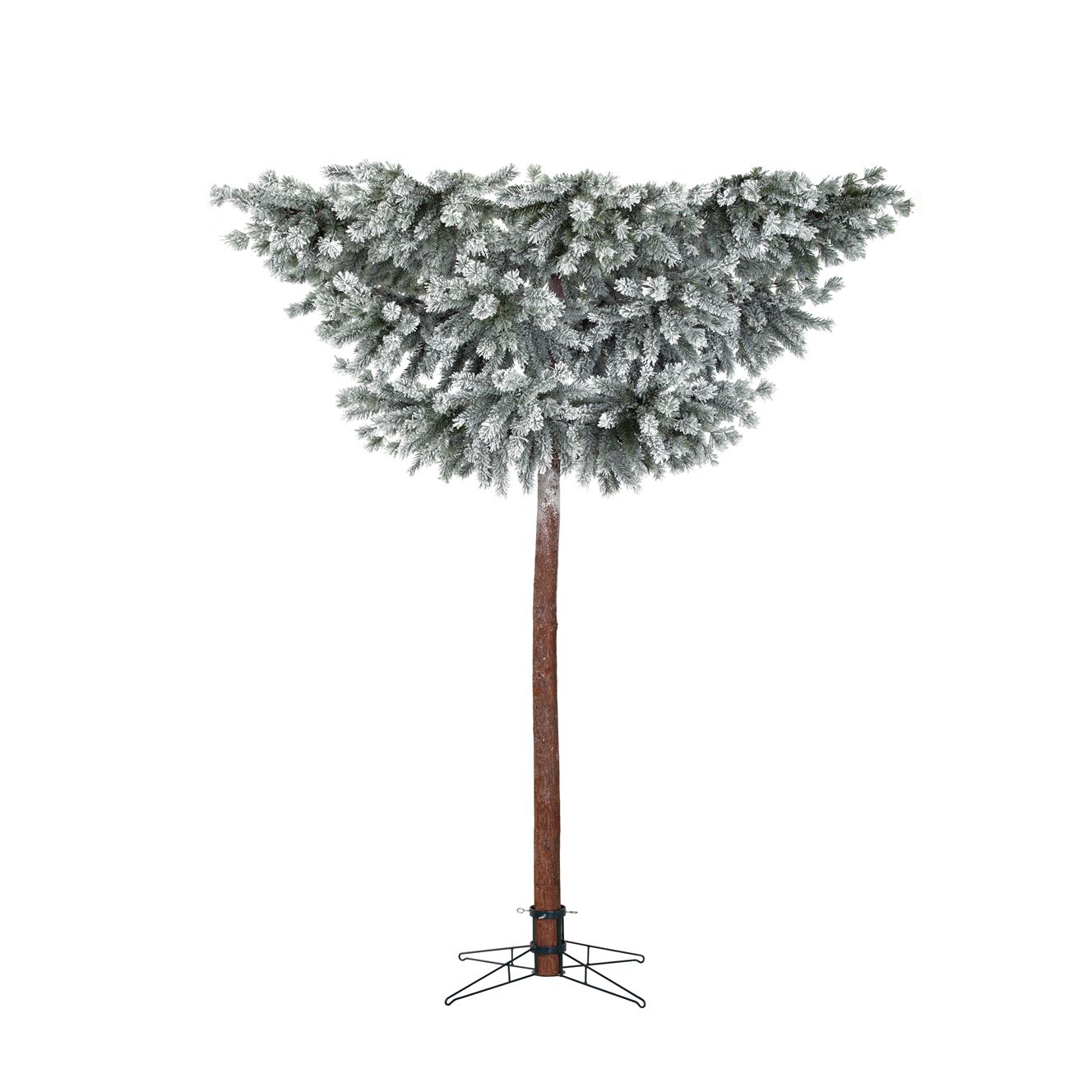 Afbeeldingen van Kerstboom wit op staander 200x215 cm (uc)