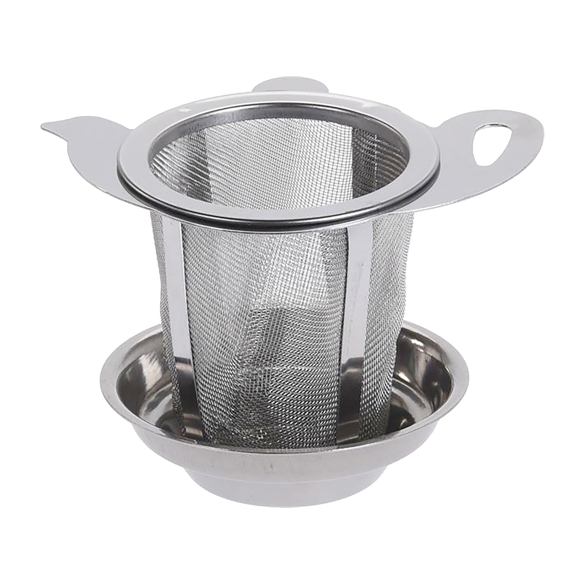 Afbeeldingen van Houder voor losse thee rvs 10,2x7,5x7 cm