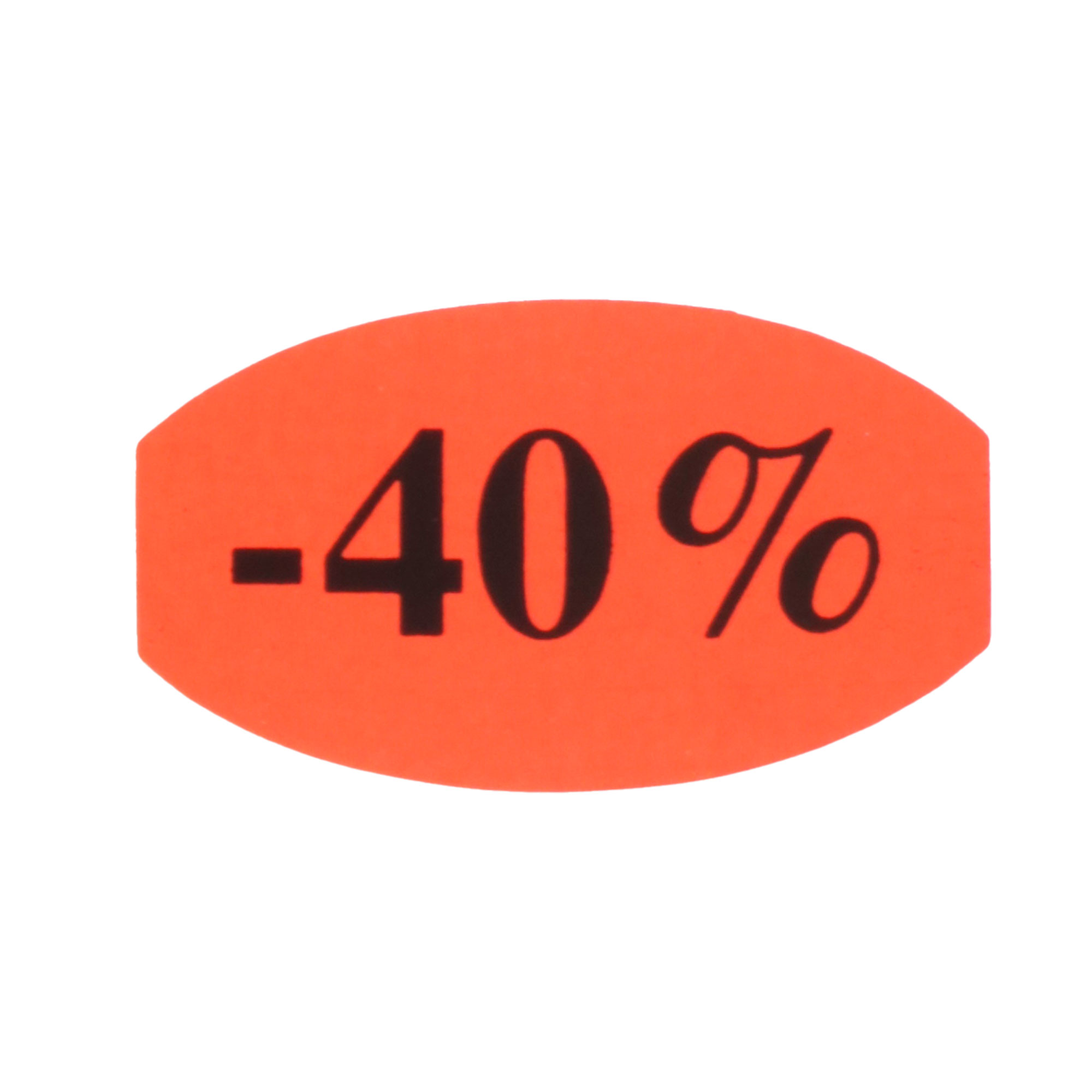 Afbeeldingen van Rol à 500 etiket 3,5x2 cm fluor -40%