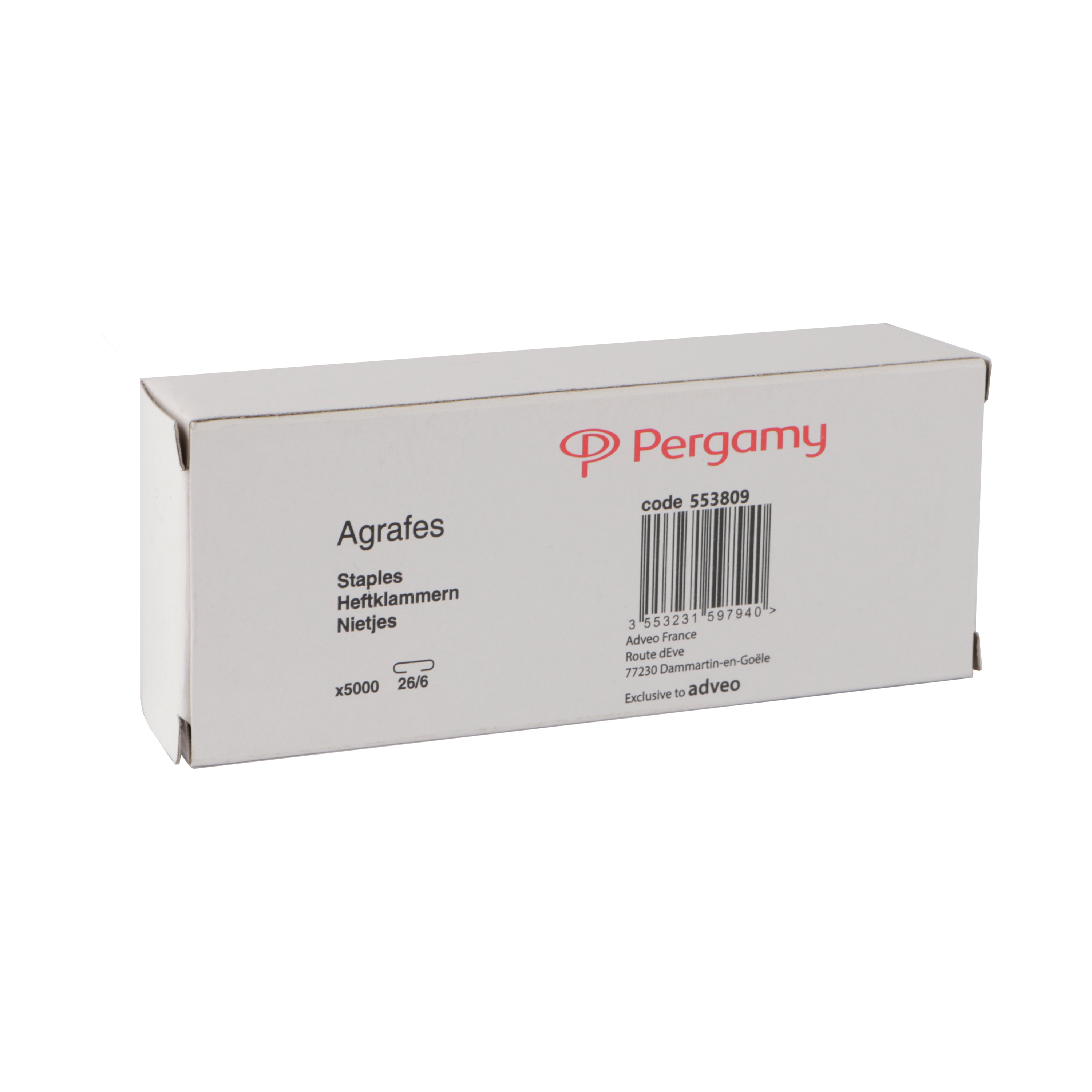 Afbeeldingen van Ds à 5000 nieten 26/6 5star verzinkt (ucl)