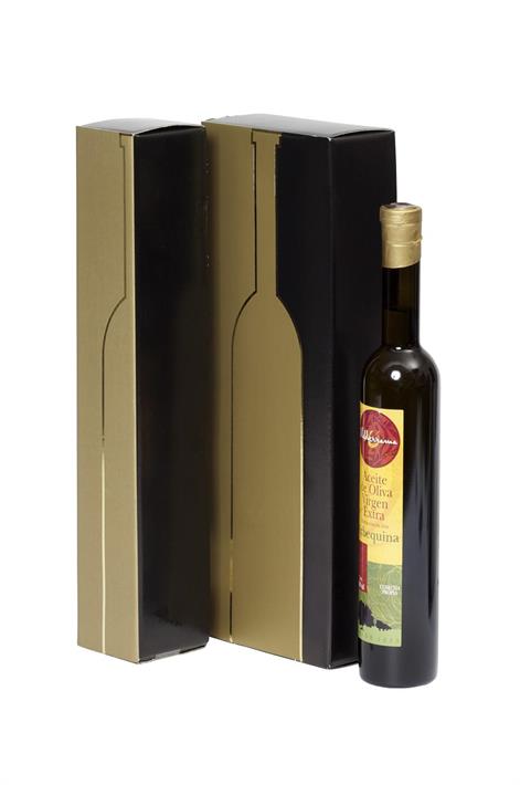 Afbeeldingen van Geschenkdoos 2 fles 39,5x14x6,8 cm smal Futura (uc)