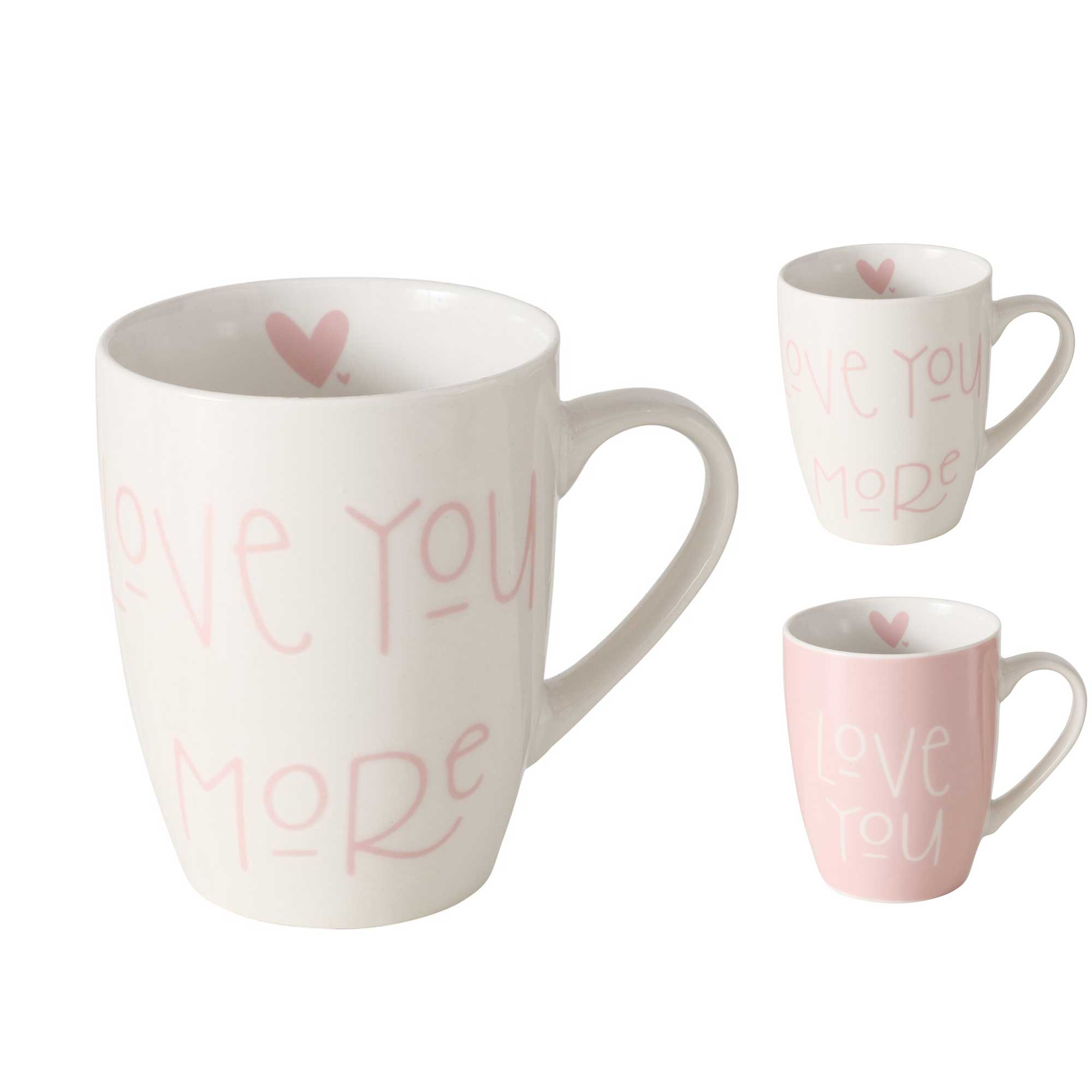 Afbeeldingen van Mok keramiek 350 ml Love you assorti