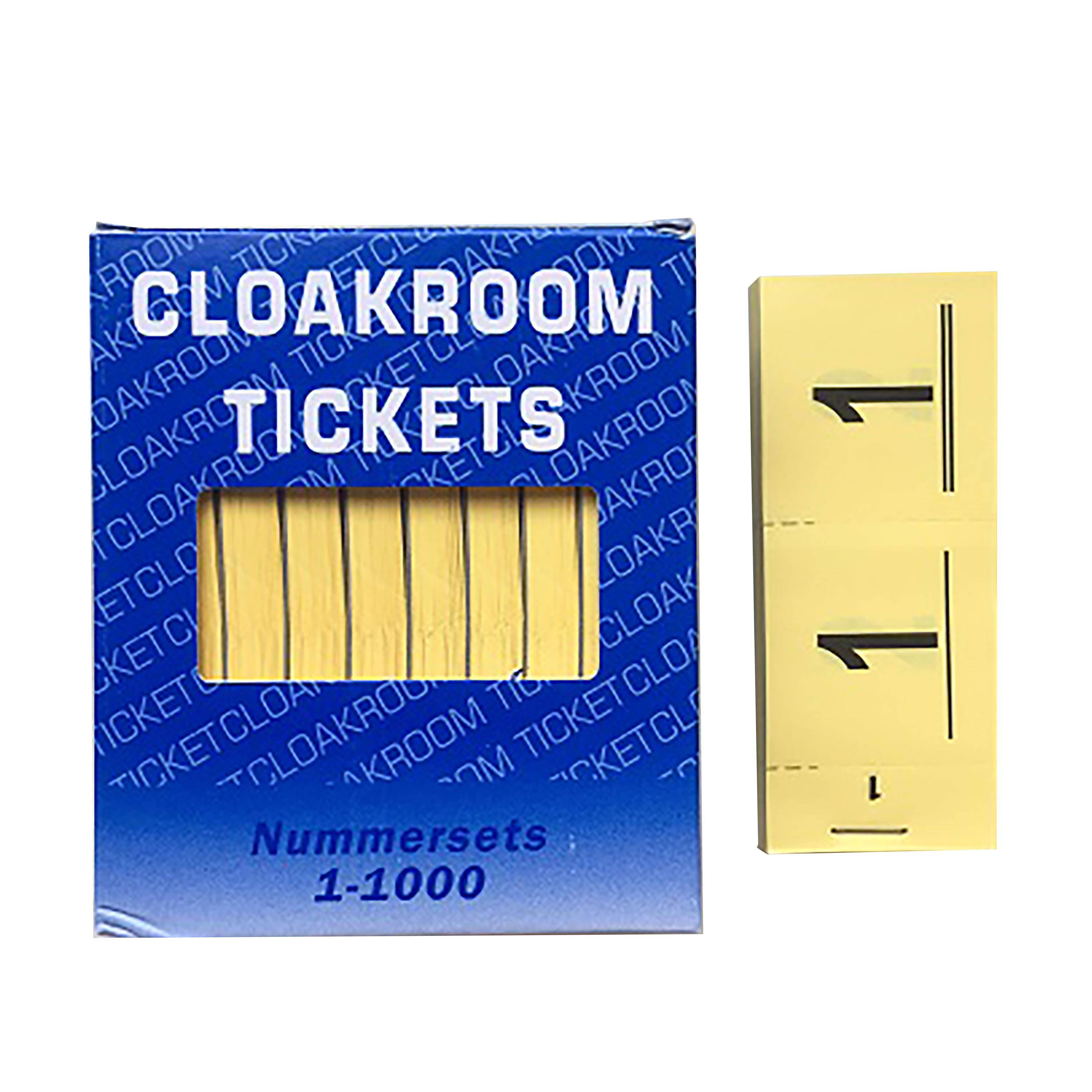 Afbeeldingen van Nummerblok 1/1000 geel