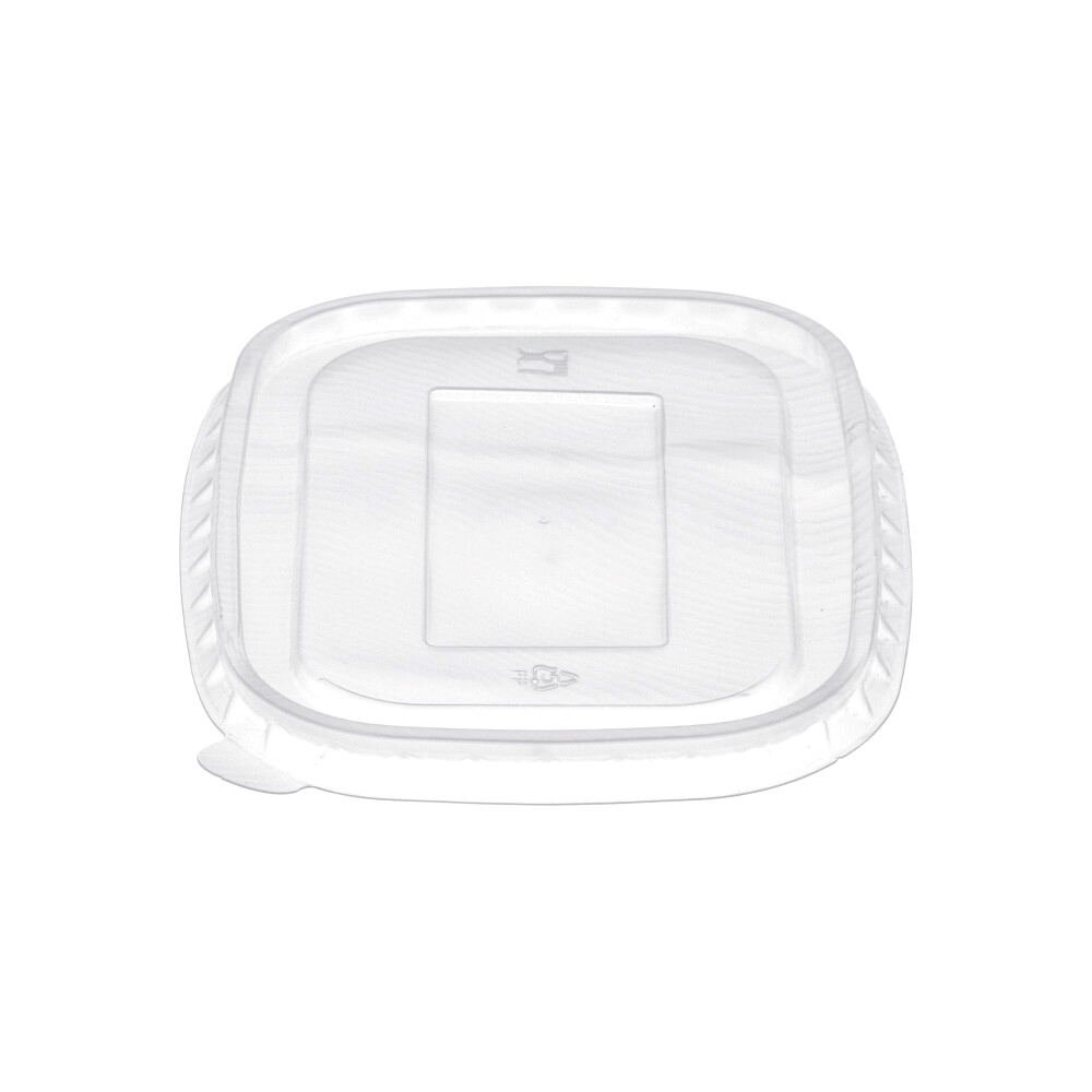 Afbeeldingen van Ds à 300 deksel PP tbv rechthoekig bak bruinkraft 17,3x12,3x2 cm M.G. 