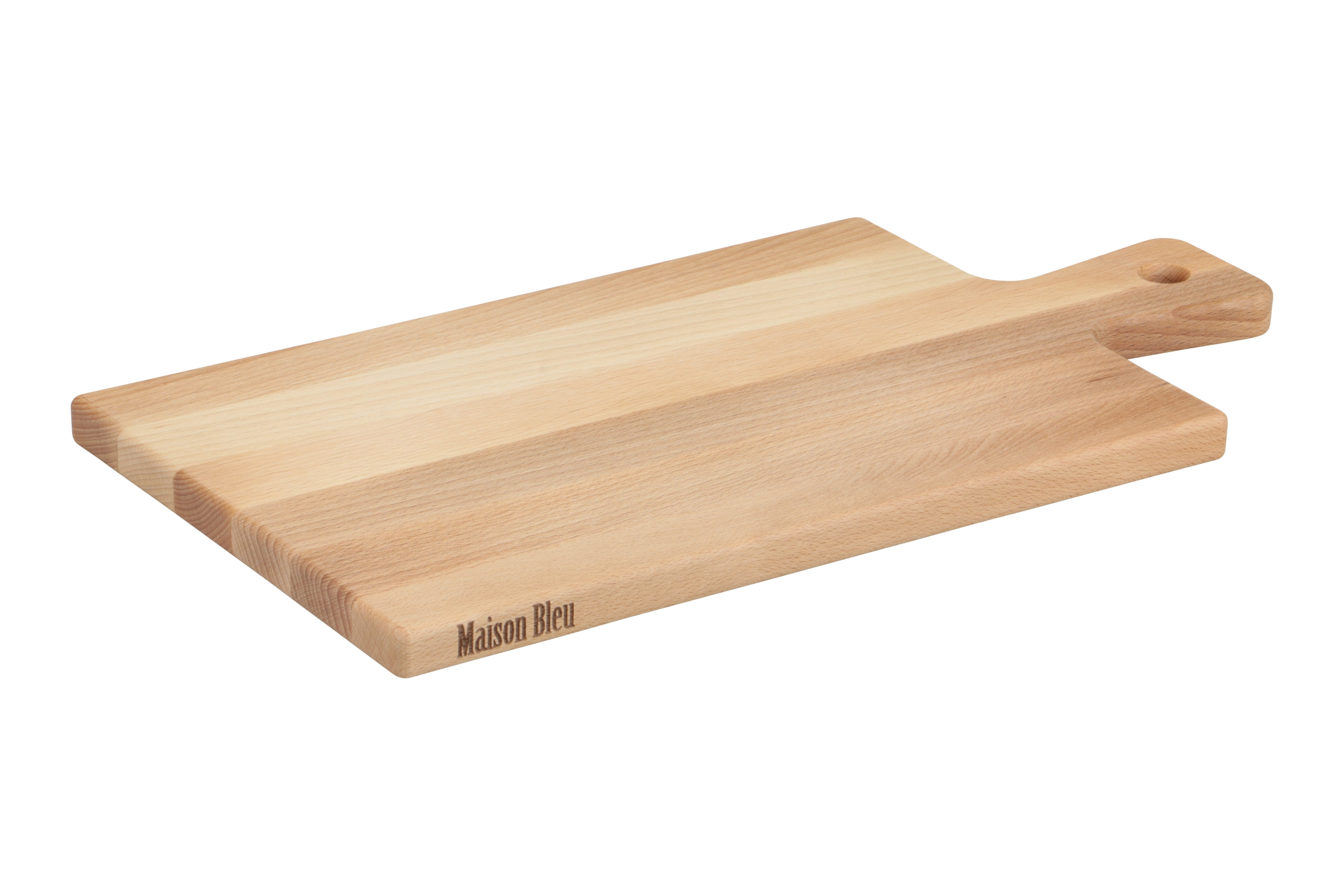 Afbeeldingen van Beuken plank 38x19,5x1,5 cm met greep