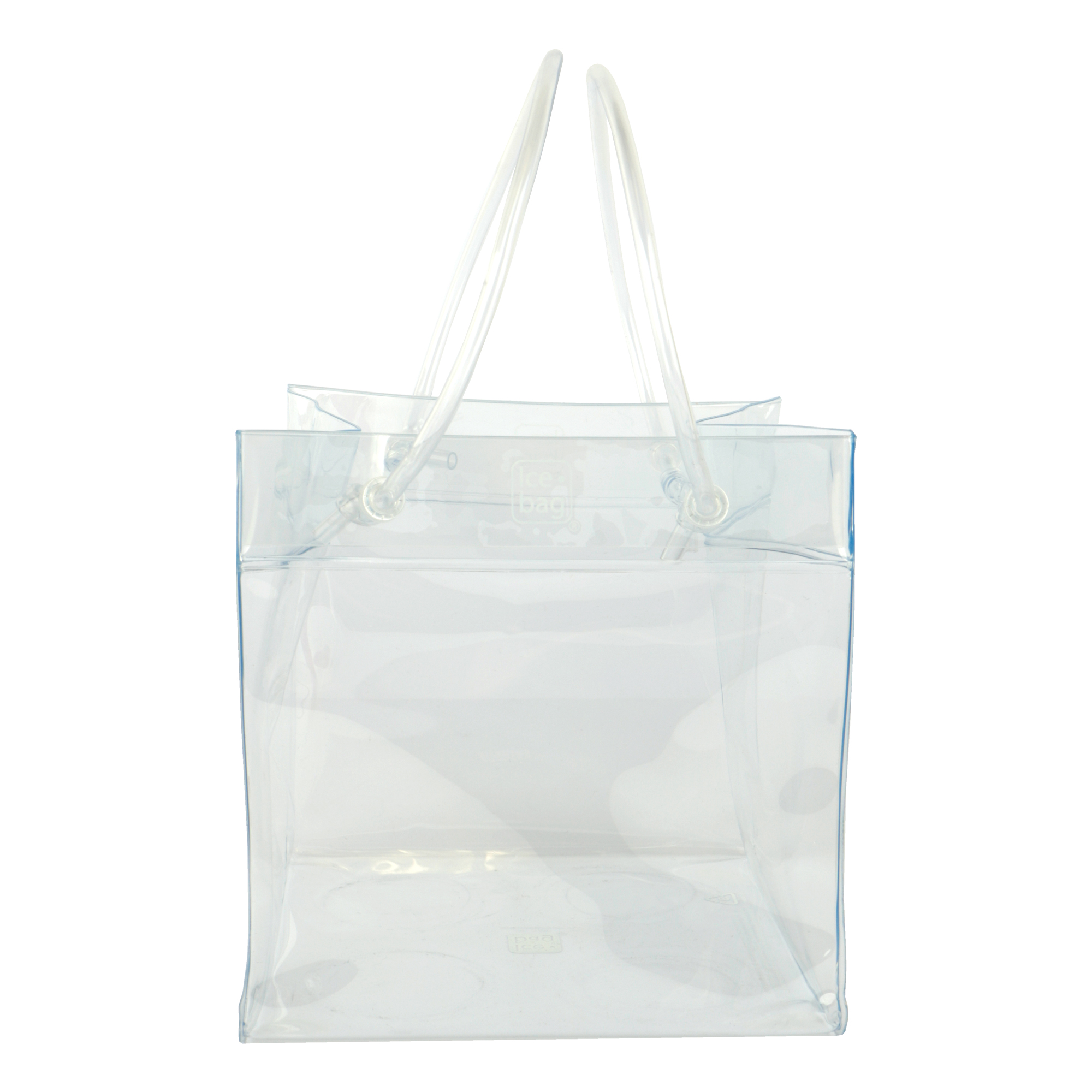 Afbeeldingen van Pak à 6 draagtas Cube 15x15x15 cm 0.05 mm helder