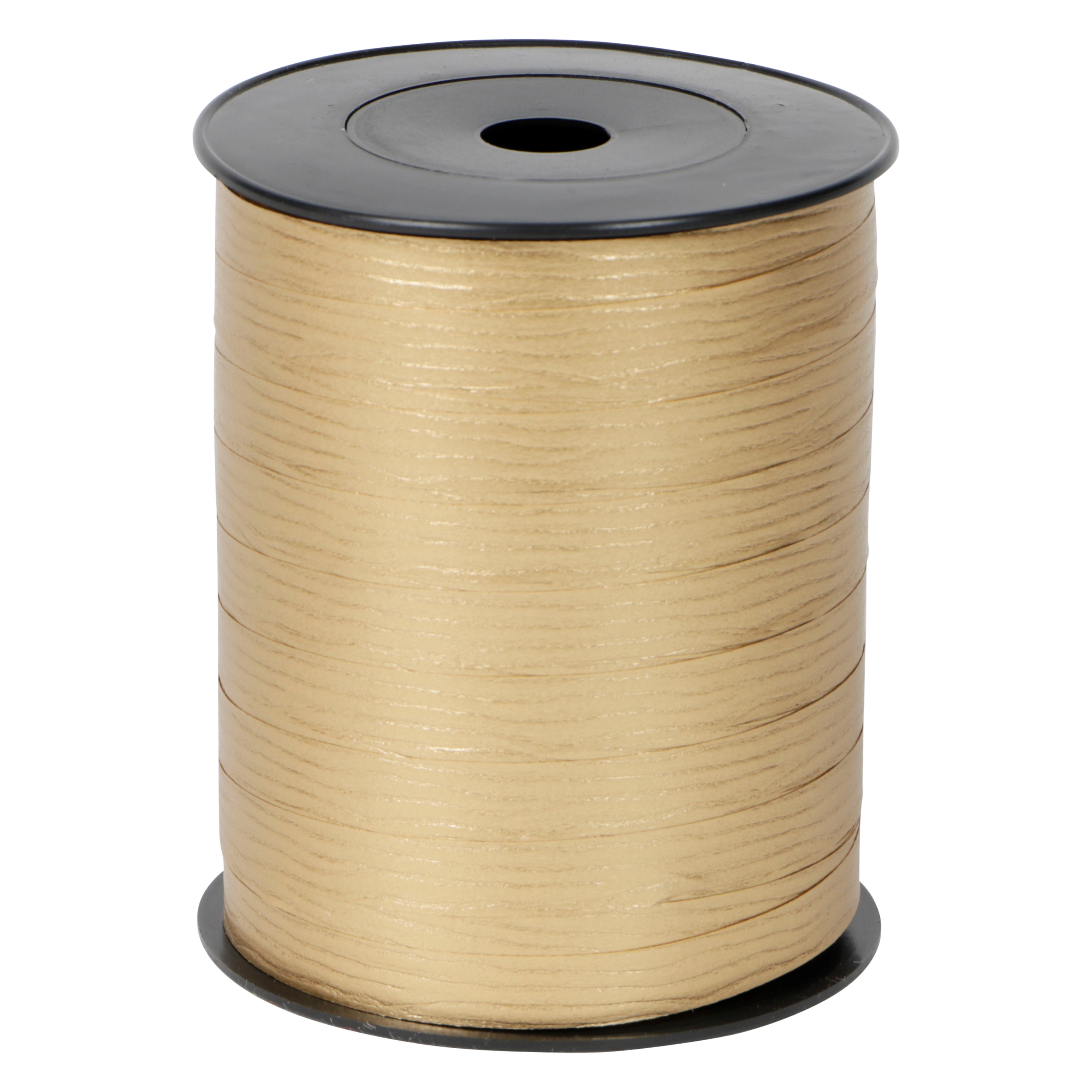 Afbeeldingen van Rol krullint paperlook 10 mm 250 mtr goud metallic