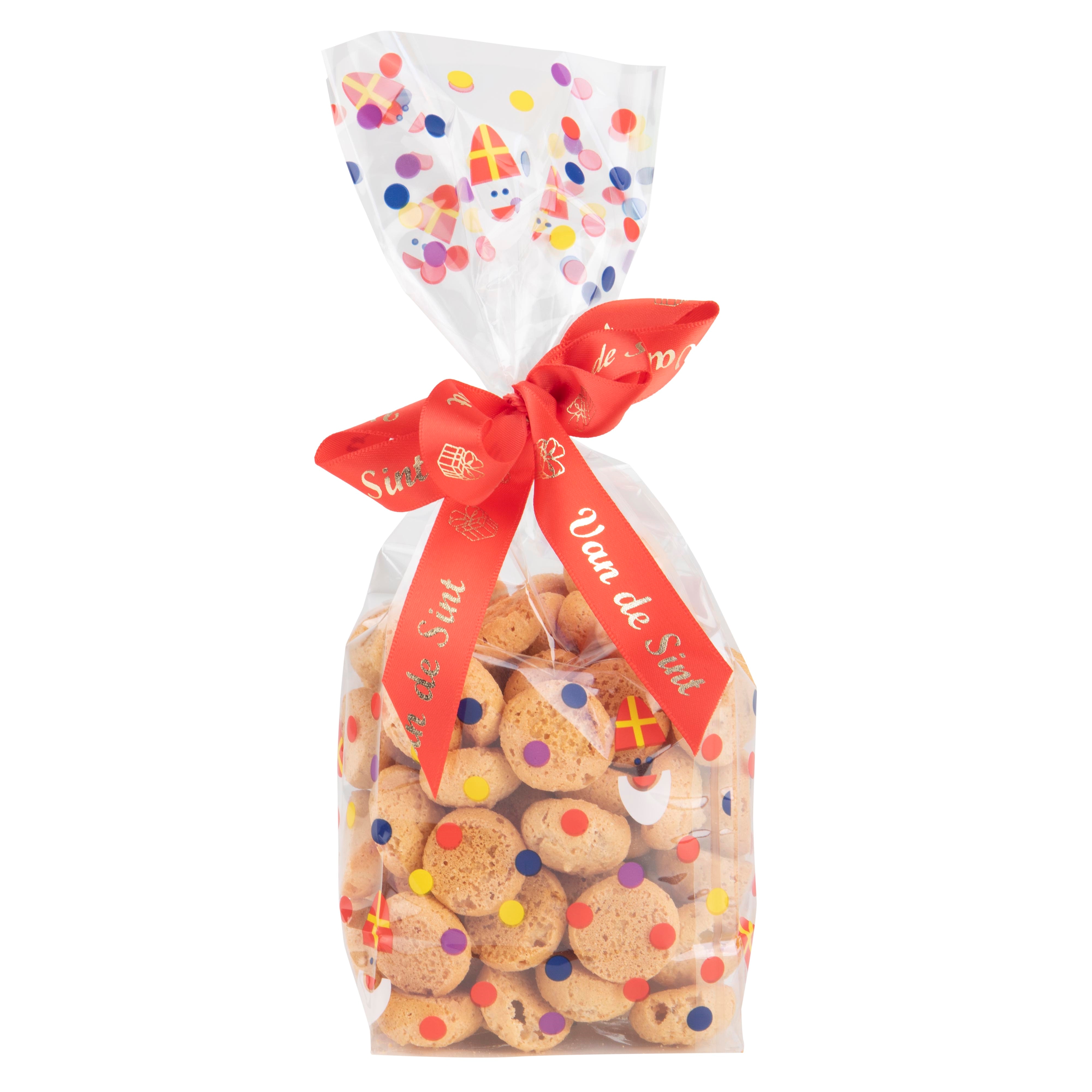 Afbeeldingen van Pak à 100 blokbodemzak 8+5x25 cm 40 my Sinterklaas (59)