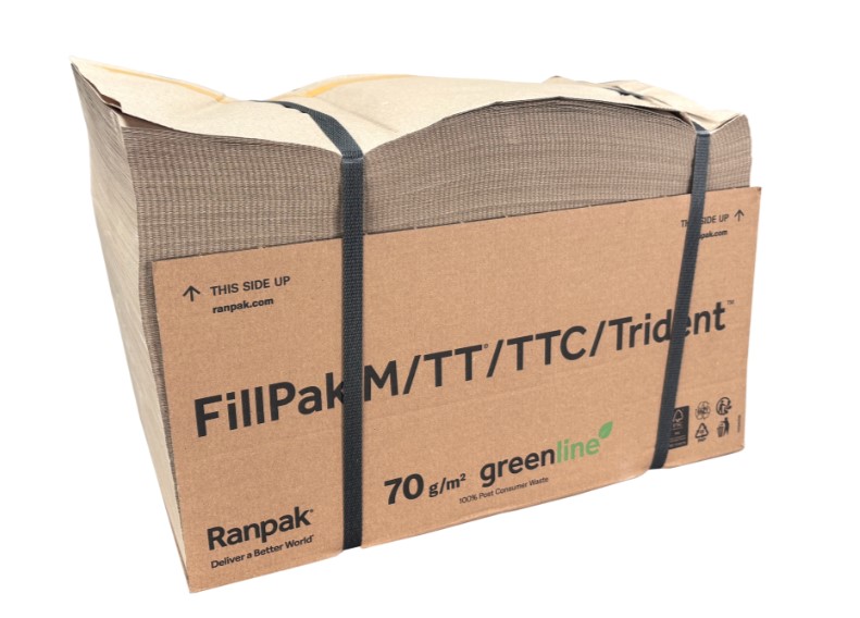 Afbeeldingen van FillPak Vulmateriaal TT Ecoline papier 360m 38cm bruin